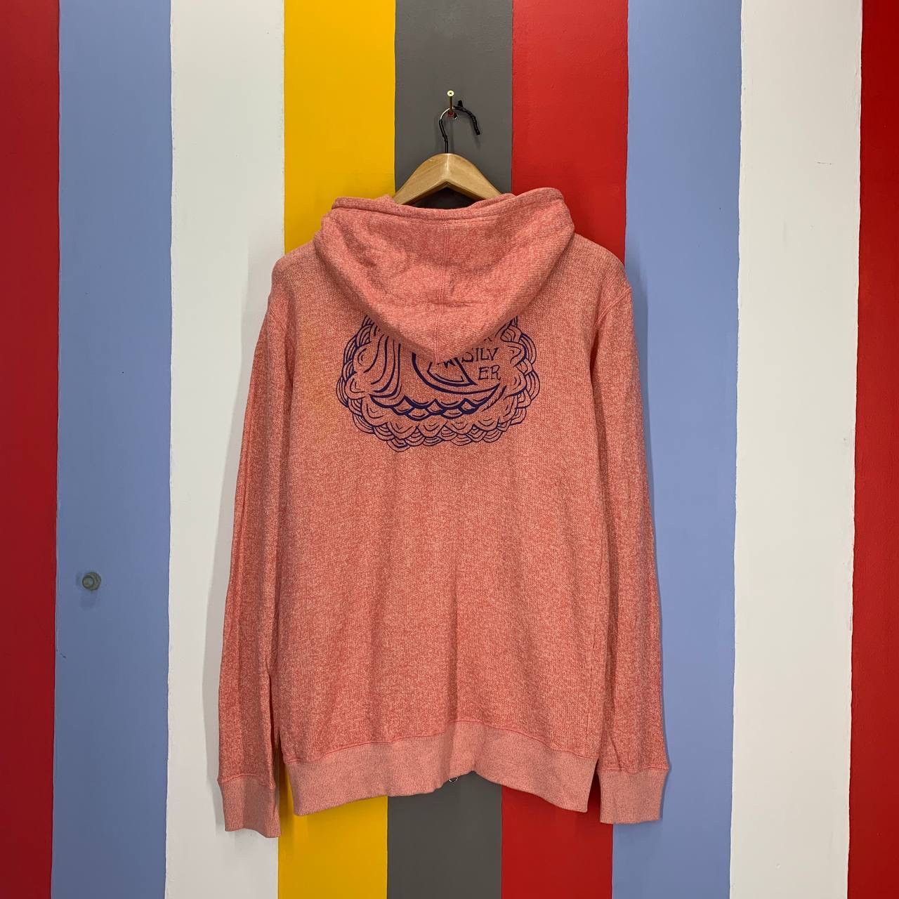 QUIKSILVER Orange Zipper Hoodie #2093/16