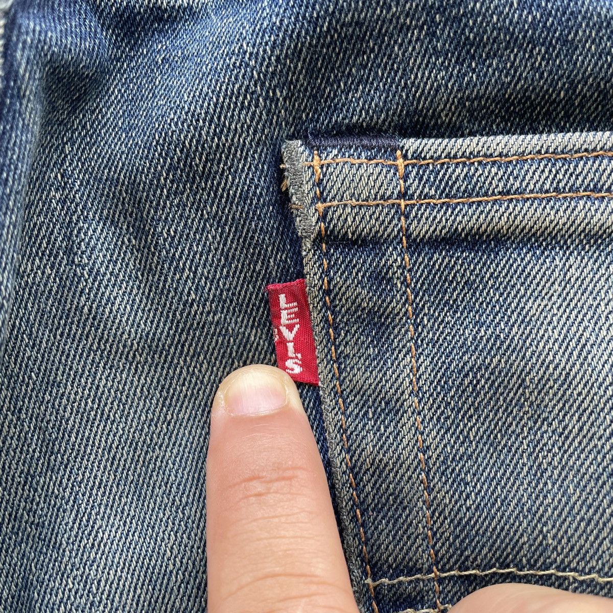 Levi's Vintage Clothing Levis 505 Big E Rusty Distressed Jeans Denim Pants W34 Size US 34 / EU 50 - 8 Thumbnail