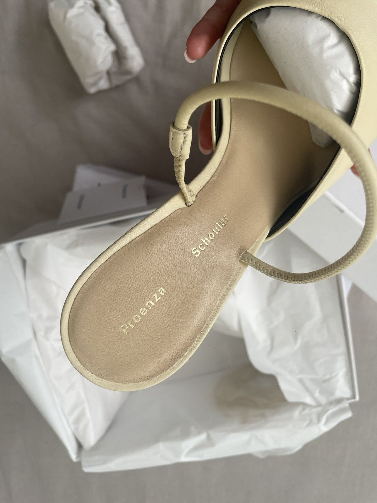 Proenza Schouler Proenza Schouler baby yellow slingback EU 37 Size US 7 / IT 37 - 7 Thumbnail