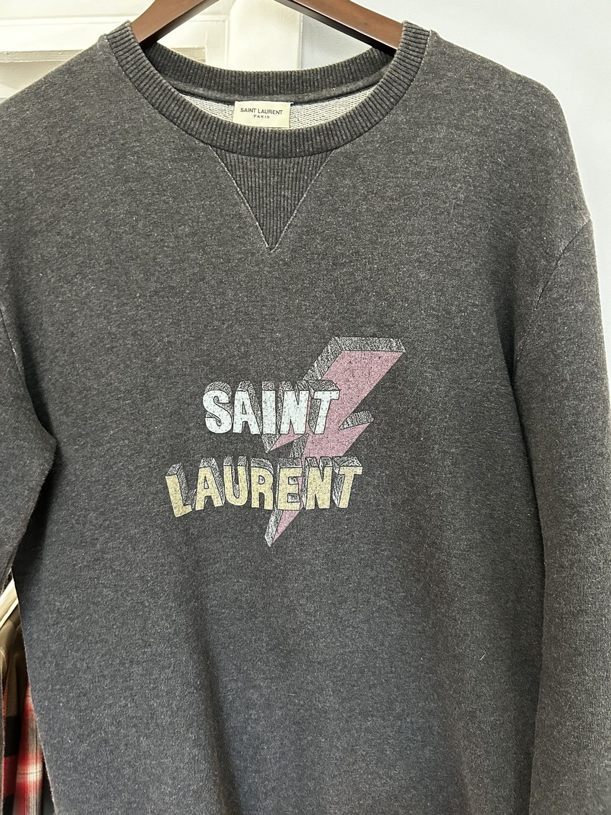 Saint laurent lightning bolt sweater sales