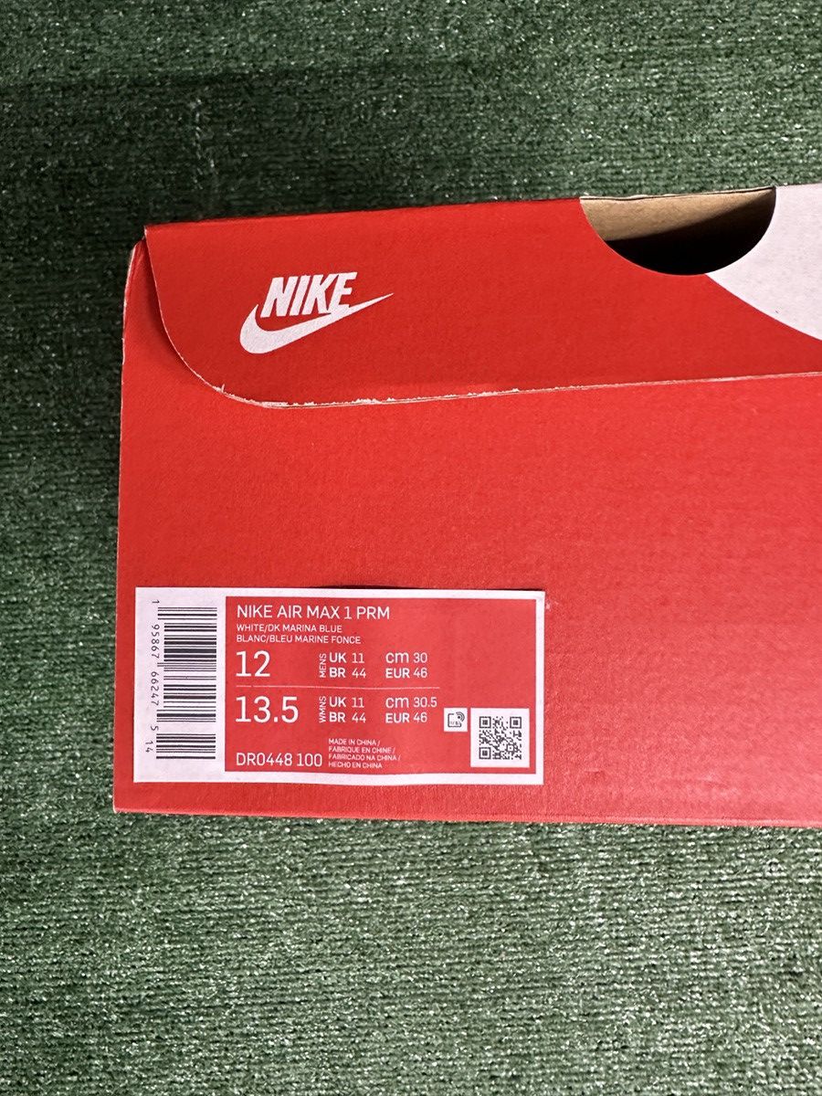 Nike Nike Air Max 1 PRM ‘Blueprint’ Size US 12 / EU 45 - 7 Thumbnail