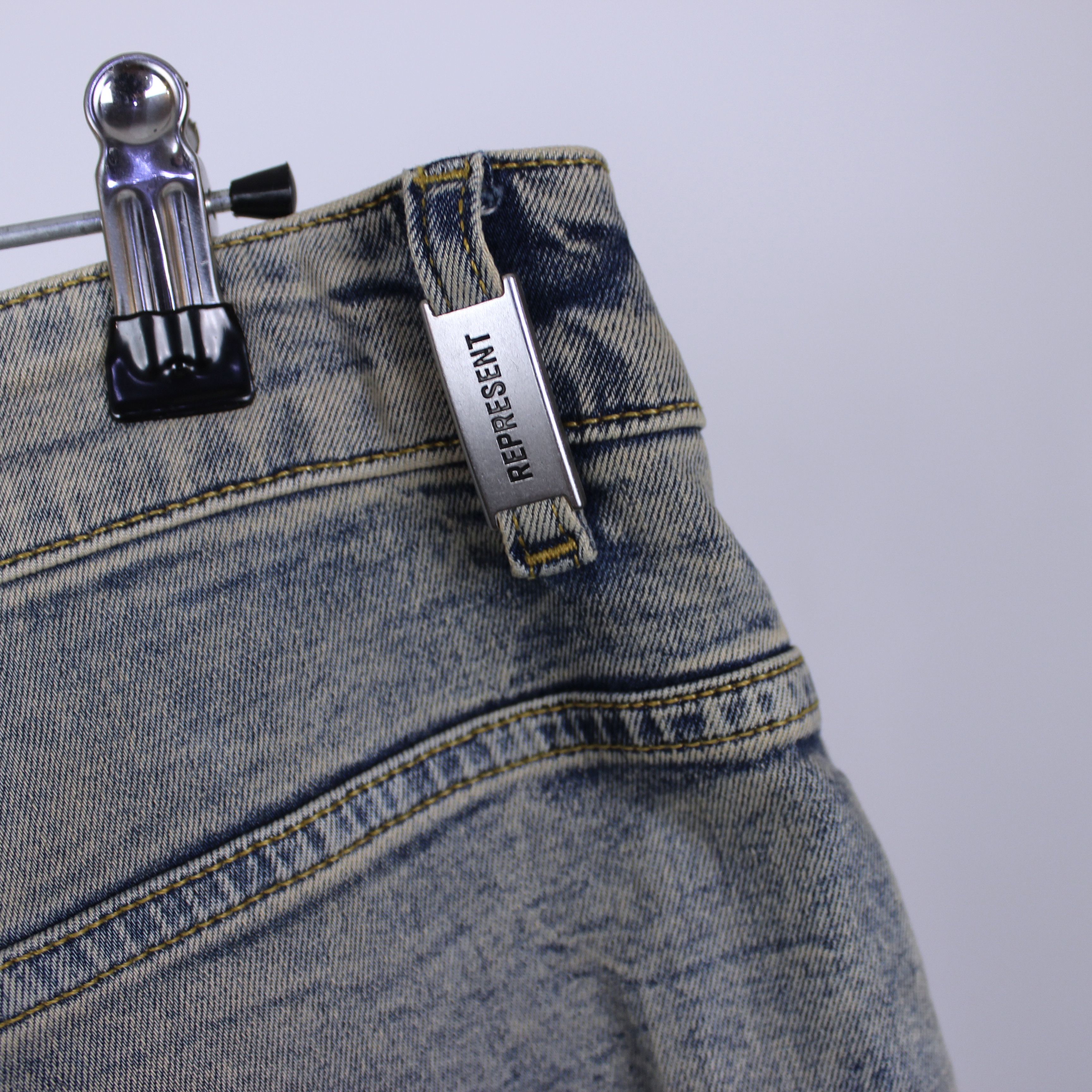 Represent Clo. SS23 REPRESENT STORMS IN HEAVEAN JEANS 34 Size US 34 / EU 50 - 8 Thumbnail