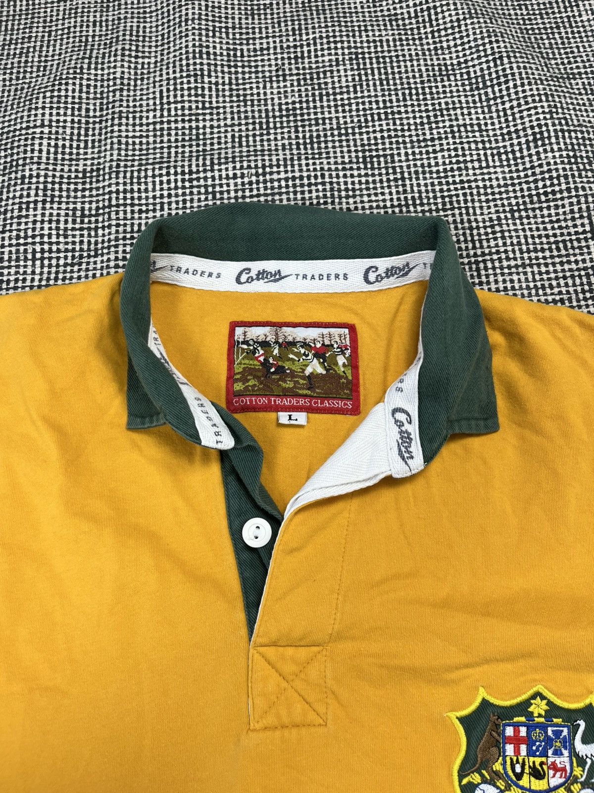 Cotton Traders × Vintage Vintage cotton traders Australia rugby long sleeve jersey Size US L / EU 52-54 / 3 - 2 Thumbnail