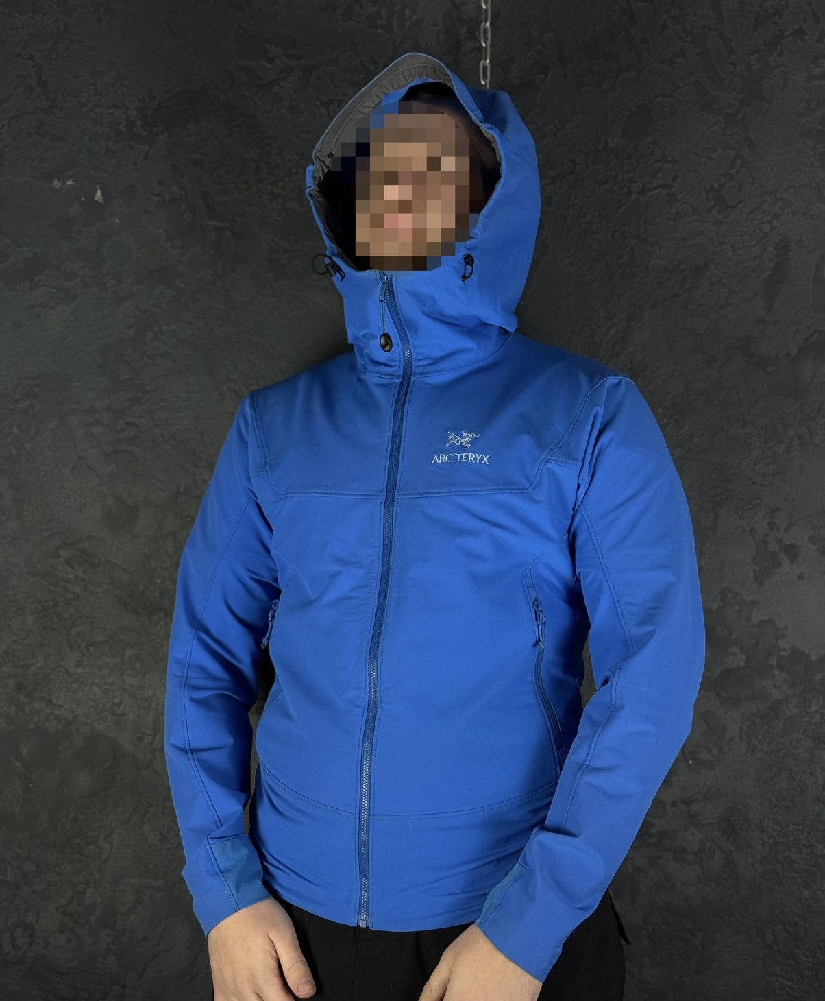 Arc'teryx ARCTERYX Gamma LT Hoody Nylon Blue Softshell Men’s Jacket Size US S / EU 44-46 / 1 - 1 Thumbnail