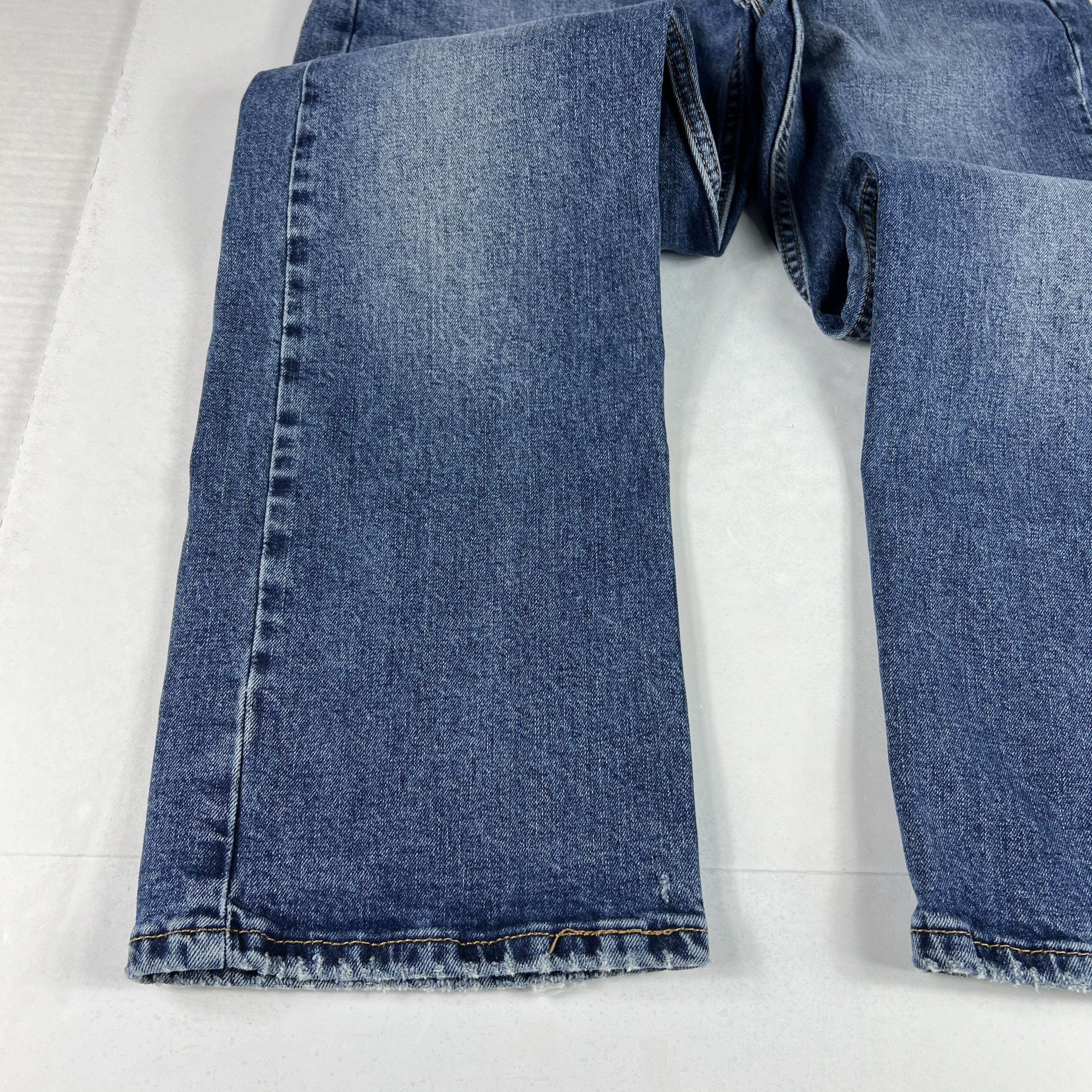 Levi's Levi's Jeans 505 Straight Leg Blue Faded Stretch Denim Size US 32 / EU 48 - 9 Thumbnail