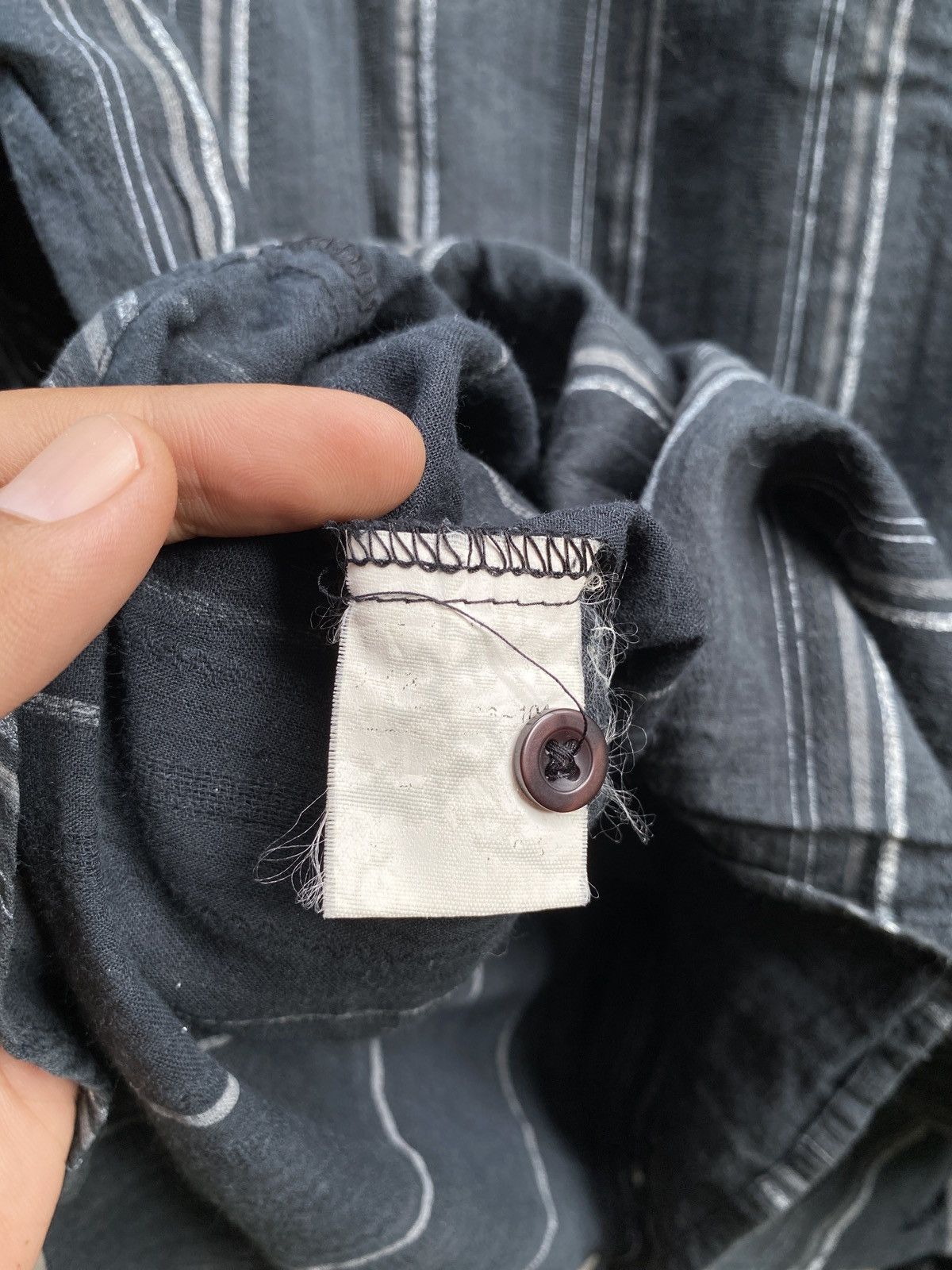 Hysteric Glamour BerningSho Poem Seditionaries Faded Gothic punk button shirt Size US L / EU 52-54 / 3 - 8 Thumbnail