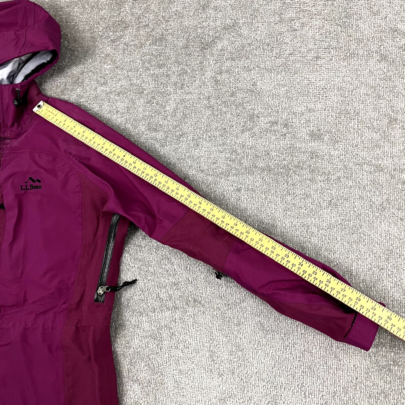 Vintage VINTAGE LL BEAN Jacket Womens Medium Goretex XCR Fuchsia Pink Rain Coat Outdoors Hiking Size M / US 6-8 / IT 42-44 - 7 Thumbnail