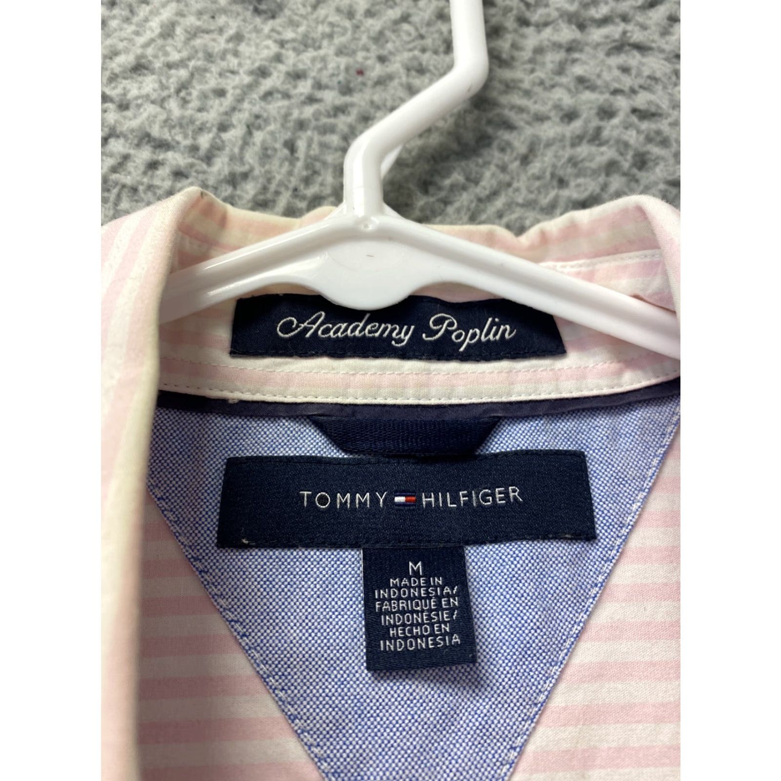 Tommy Hilfiger Tommy Hilfiger Shirt Mens Striped Pink Long Sleeve Button-Down Size M Colorful Casual 90s Event Mens Size US M / EU 48-50 / 2 - 3 Thumbnail
