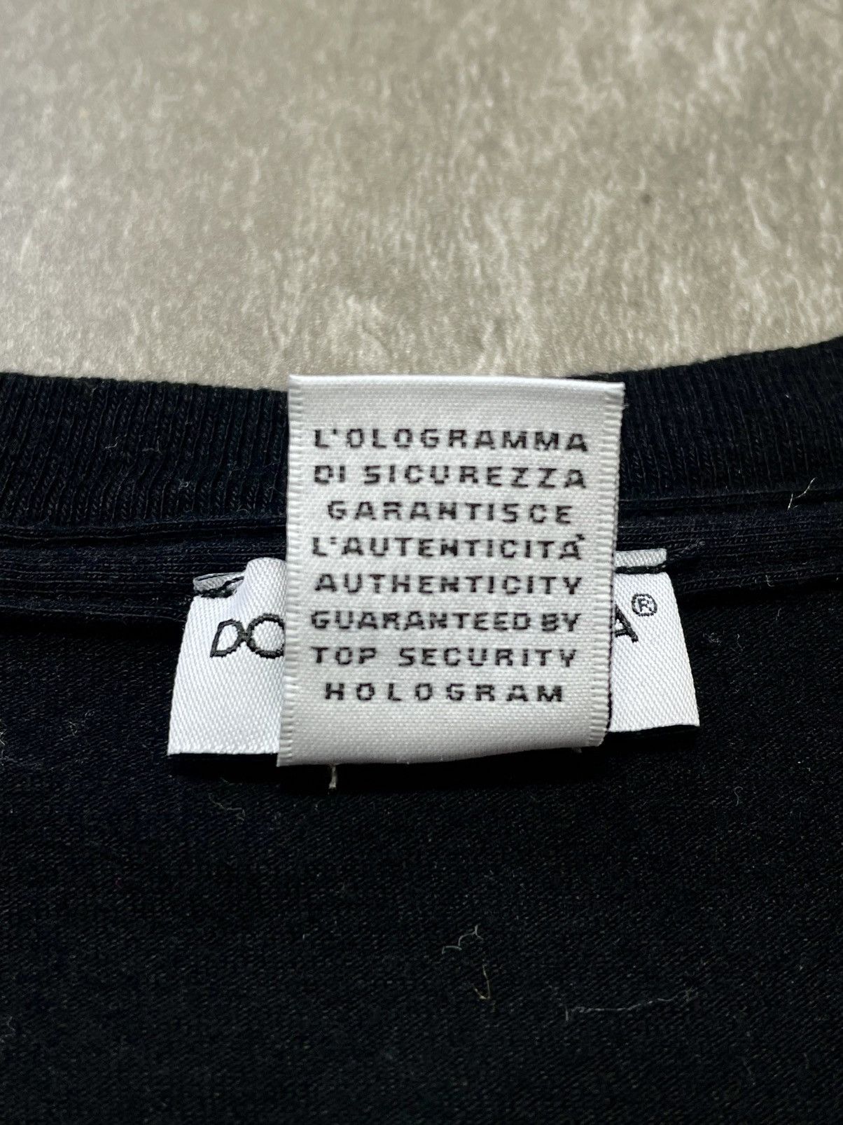 Dolce & Gabbana Dolce Gabbana Vintage T-Shirt Big Logo Mens Black Size US M / EU 48-50 / 2 - 4 Thumbnail