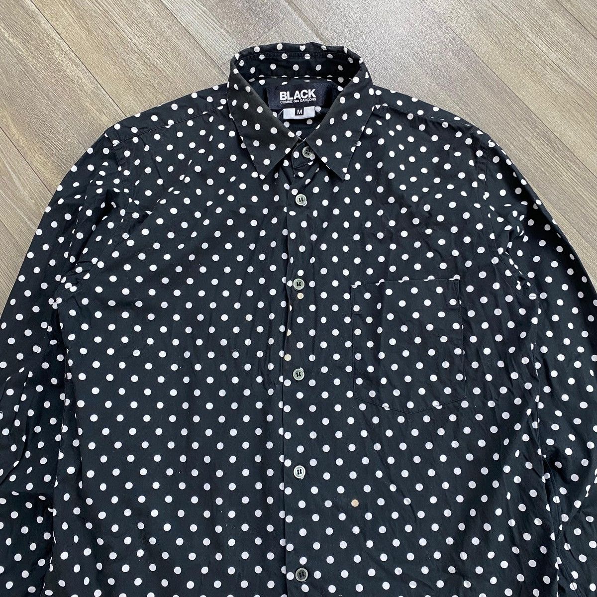 Comme des Garcons Vintage Comme Des Garçons CDG Iconic Logo Striped Longsleeve Size US M / EU 48-50 / 2 - 3 Thumbnail