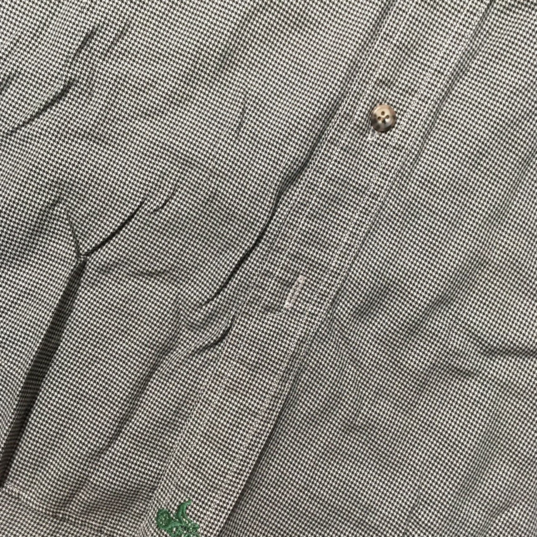 Vintage NATURAL STYLE Button Up Long Sleeve Shirt Mens LARGE Gray Geometric 17.5 Shirt Mens Large Gray Geometric 17.5 Size US L / EU 52-54 / 3 - 7 Thumbnail