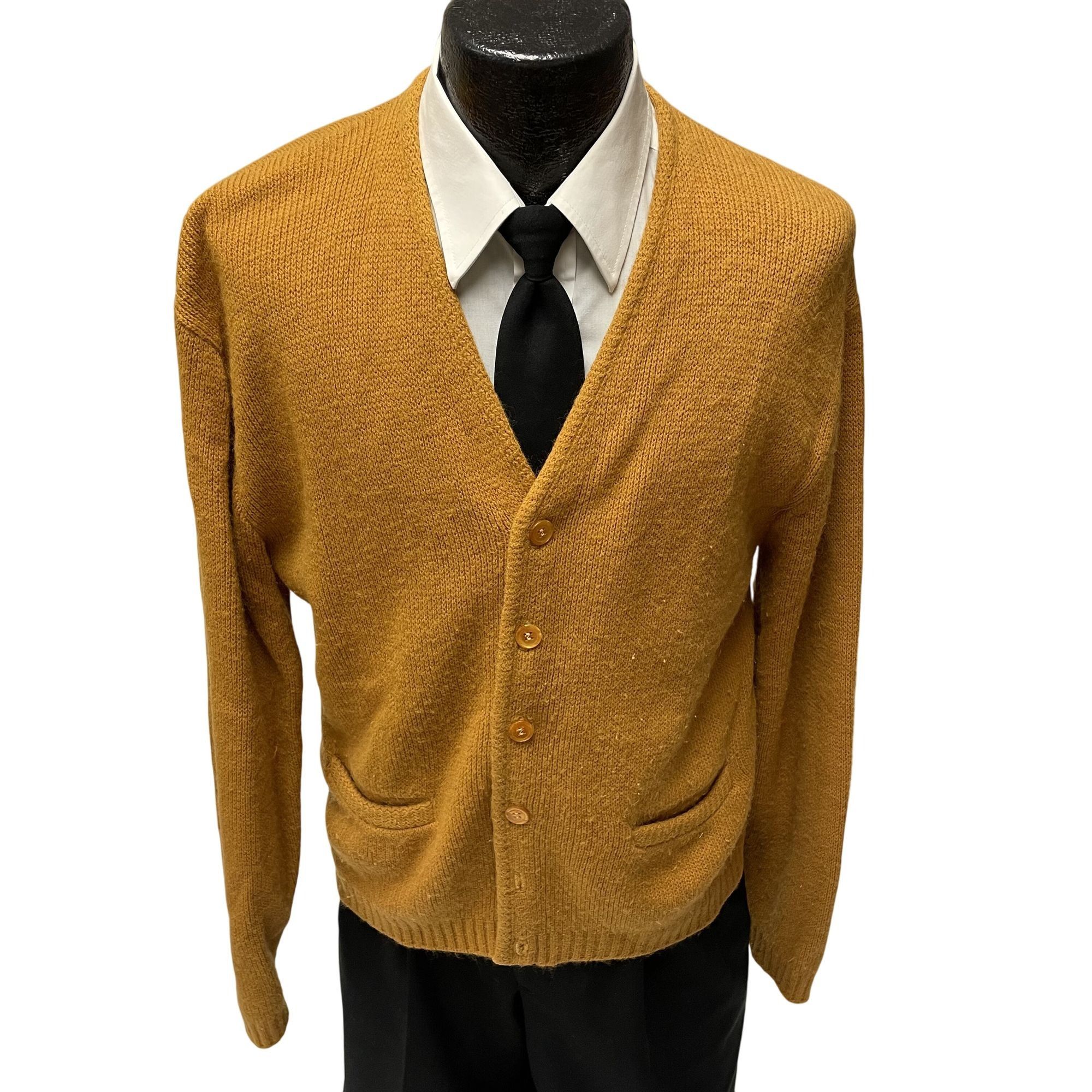 Other Vtg Munsingwear Knit Orlon Sweater ROCKABILLY Cardigan Size US L / EU 52-54 / 3 - 1 Thumbnail