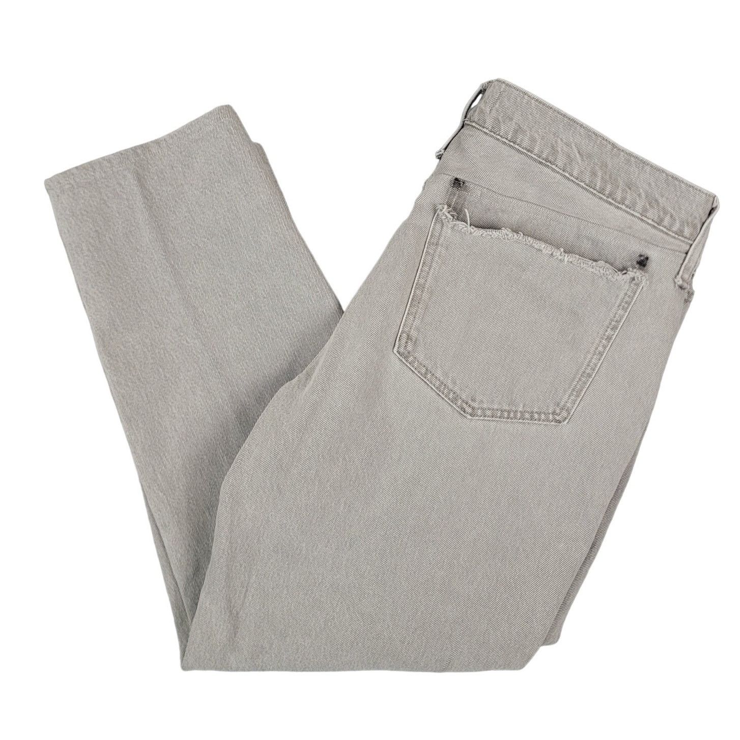 Madewell Madewell 32x26 Perfect Vintage Gray Back Pocket Distressed Size 32" / US 10 / IT 46 - 1 Thumbnail