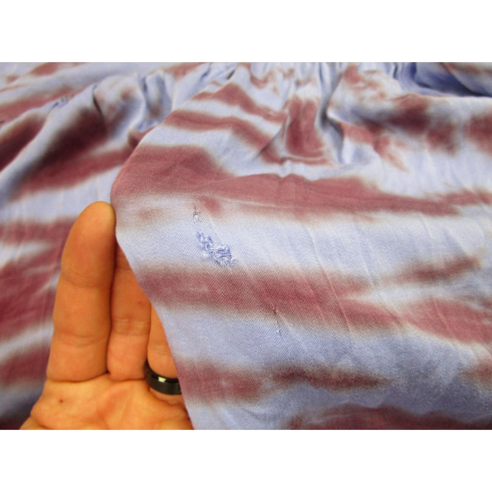 Vintage VINTAGE Dolan Left Coast Dress Womens Large Purple Tie Dye Long Sleeve Maxi Casual Size L / US 10 / IT 46 - 3 Thumbnail