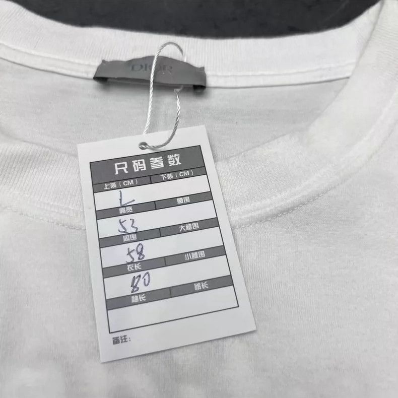 Dior Dior Embroidered Logo Short Sleeve TShirt-2506 Size US L / EU 52-54 / 3 - 6 Thumbnail