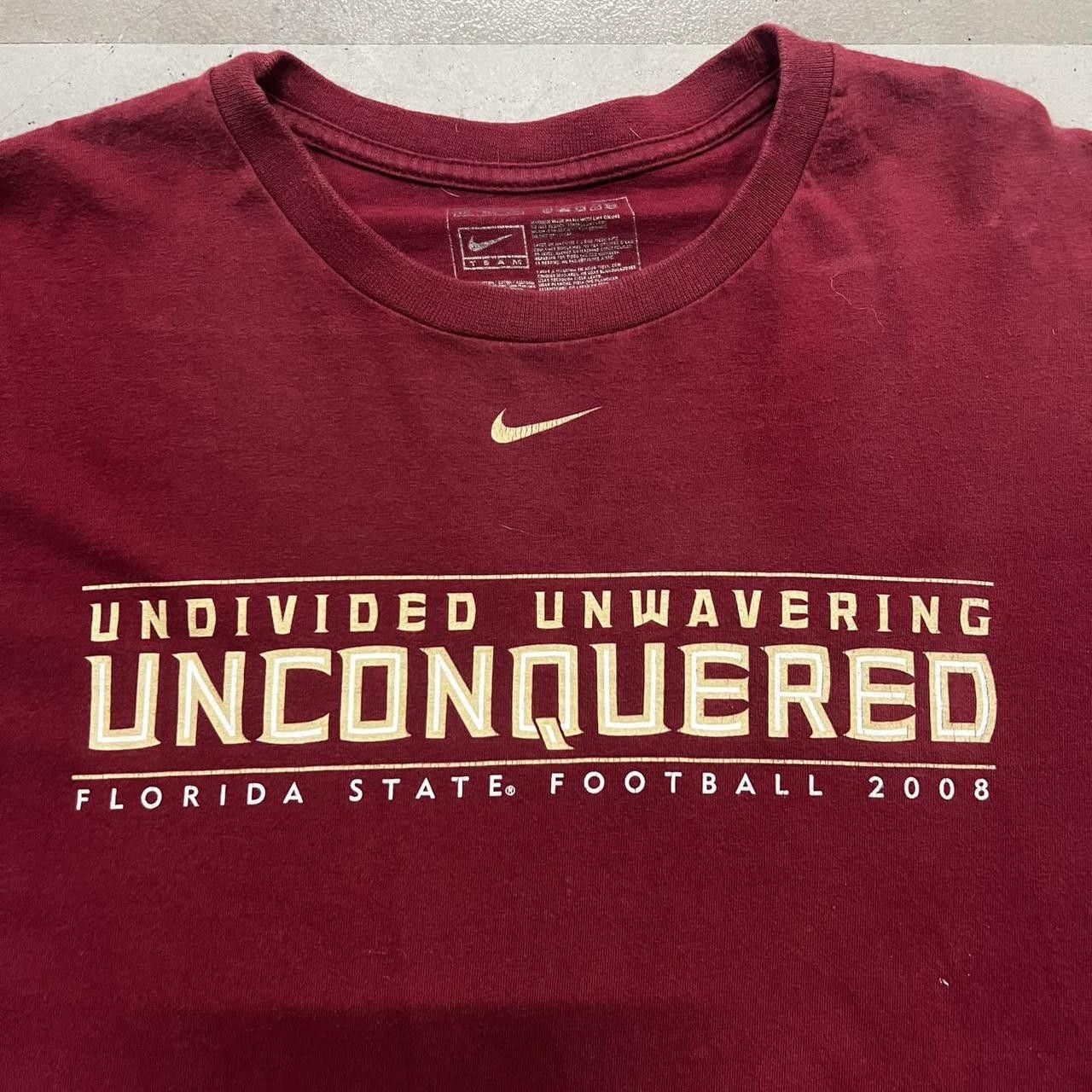 Nike × Vintage Vintage Nike Florida State Seminoles 2008 FSU Football Tee Size US XXL / EU 58 / 5 - 2 Thumbnail