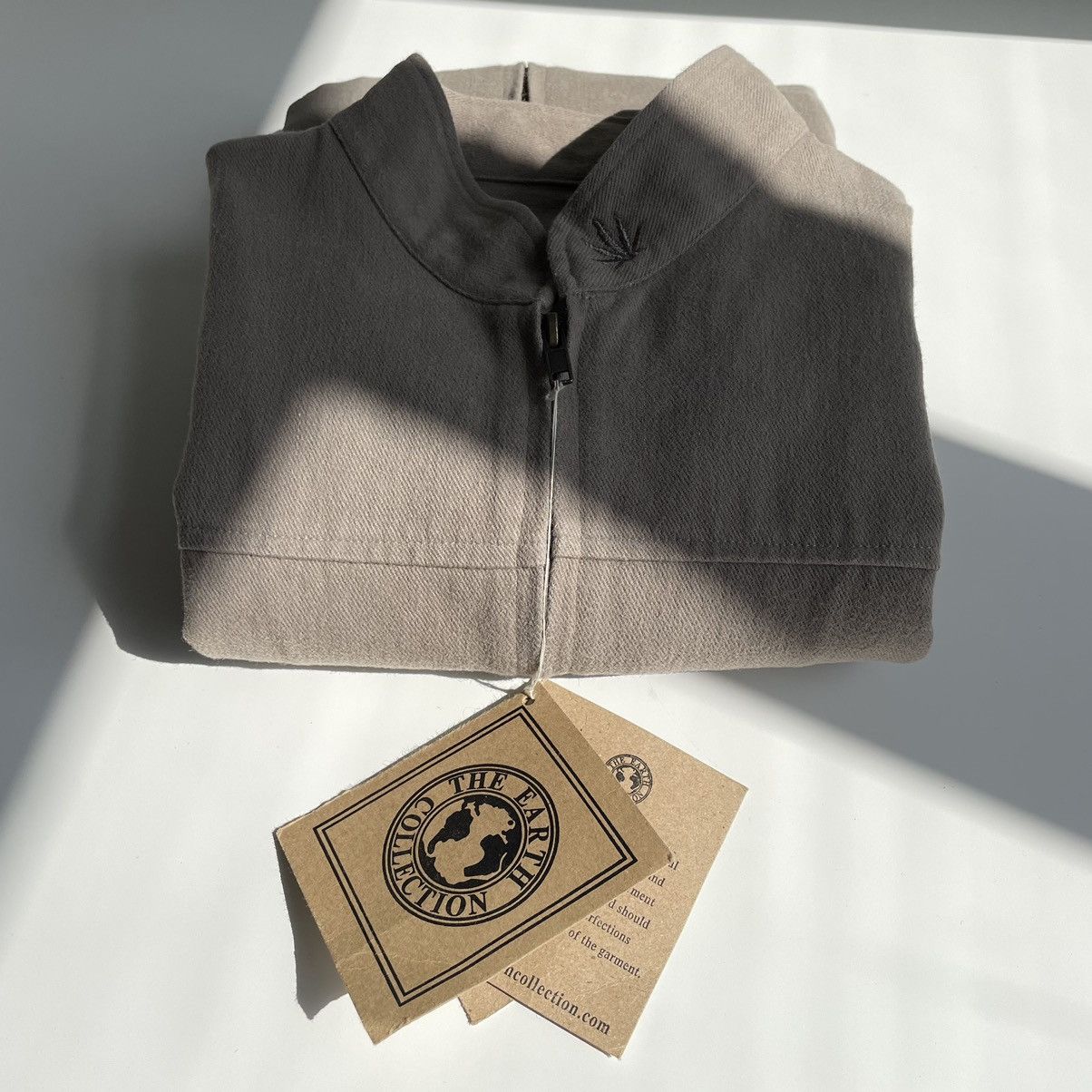 Vintage Vintage Hemp Coat Zip Jacket 00s «The Earth Collection» Size US M / EU 48-50 / 2 - 5 Thumbnail