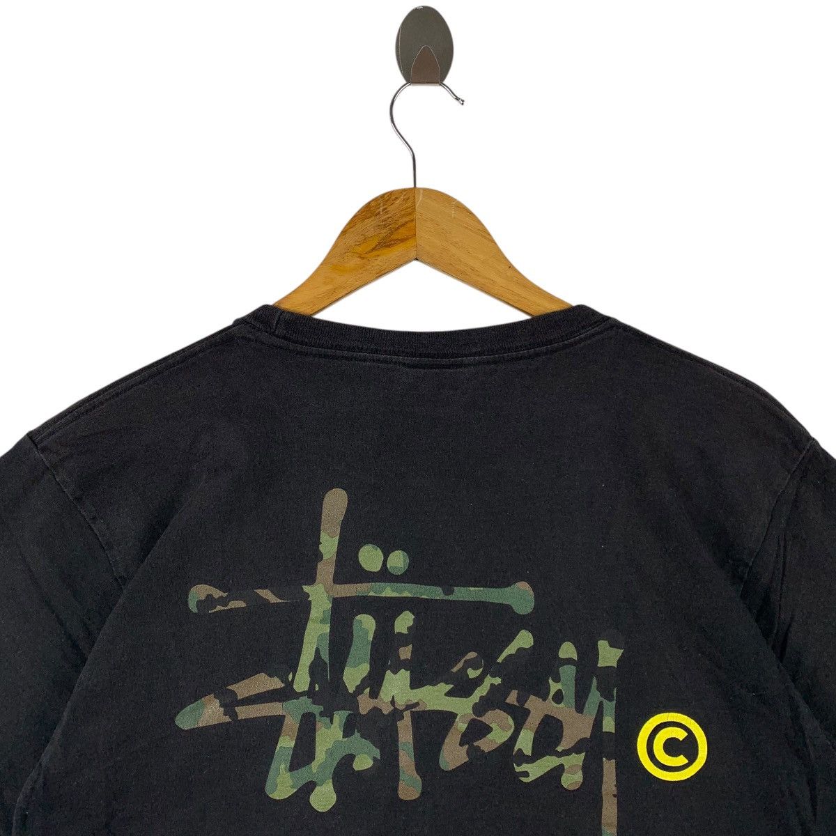 Stussy STUSSY big logo camouflaged printed tee Size US M / EU 48-50 / 2 - 9 Thumbnail
