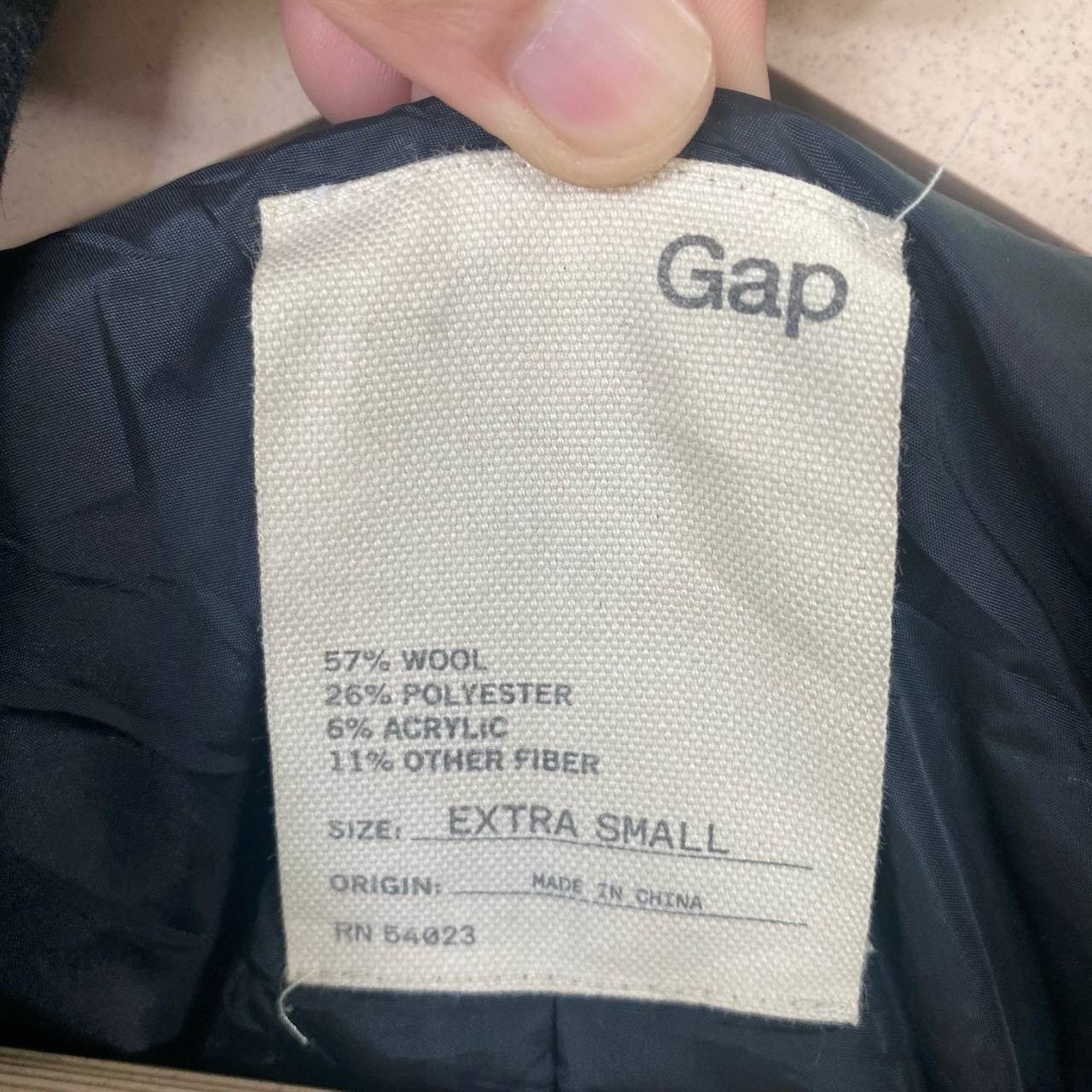 Gap × Japanese Brand Gap Wool Double Breast Coat Size XS / US 0-2 / IT 36-38 - 6 Thumbnail