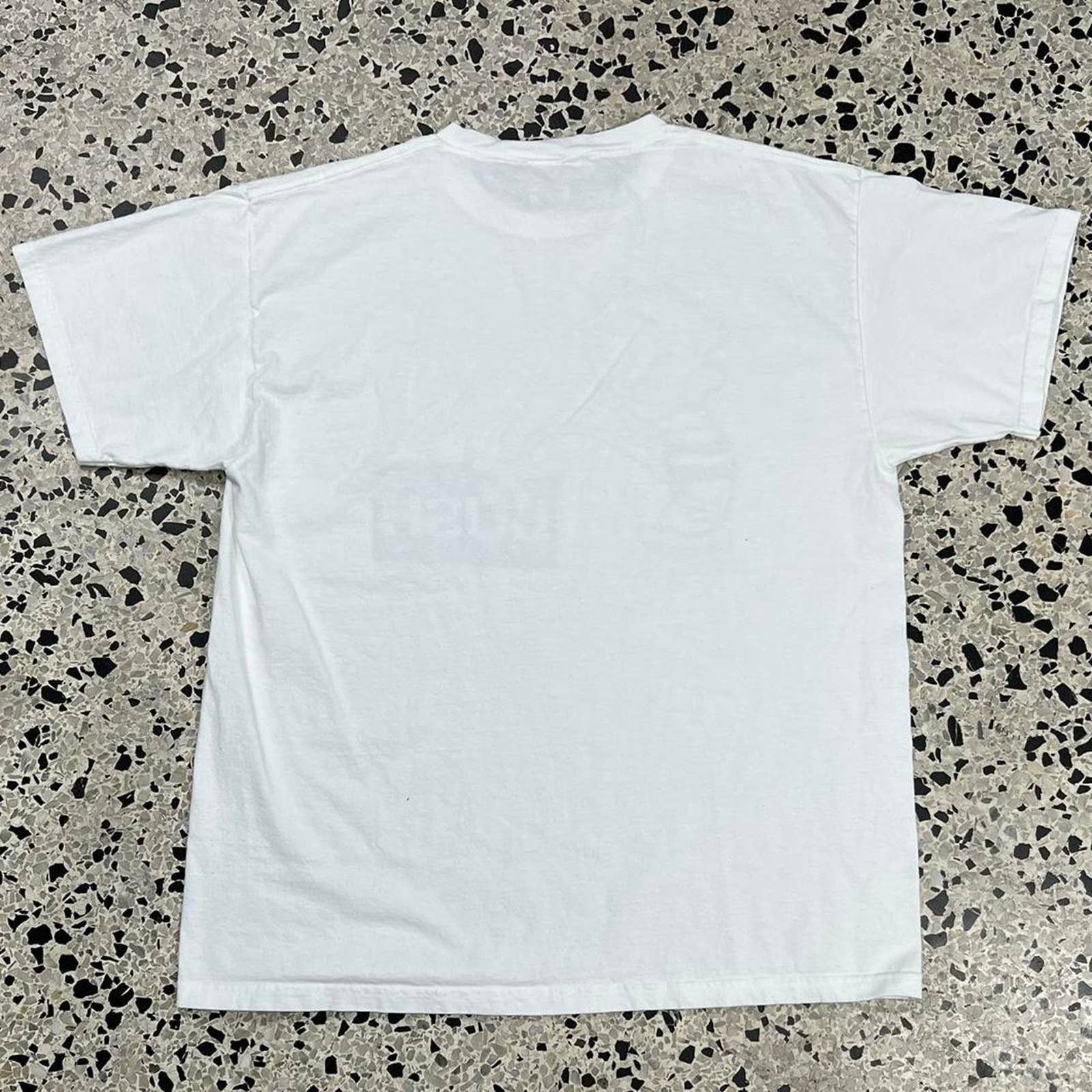 Fruit Of The Loom VINTAGE Y2K CALVIN PEEING ON GEORGE W BUSH PROMO TEE Size US XL / EU 56 / 4 - 4 Thumbnail