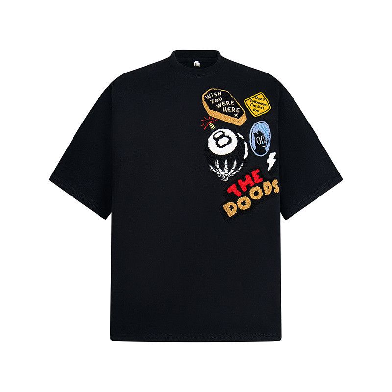 Japanese Brand American Street Billiard Embroidered T-shirt for Men Size US M / EU 48-50 / 2 - 1 Thumbnail