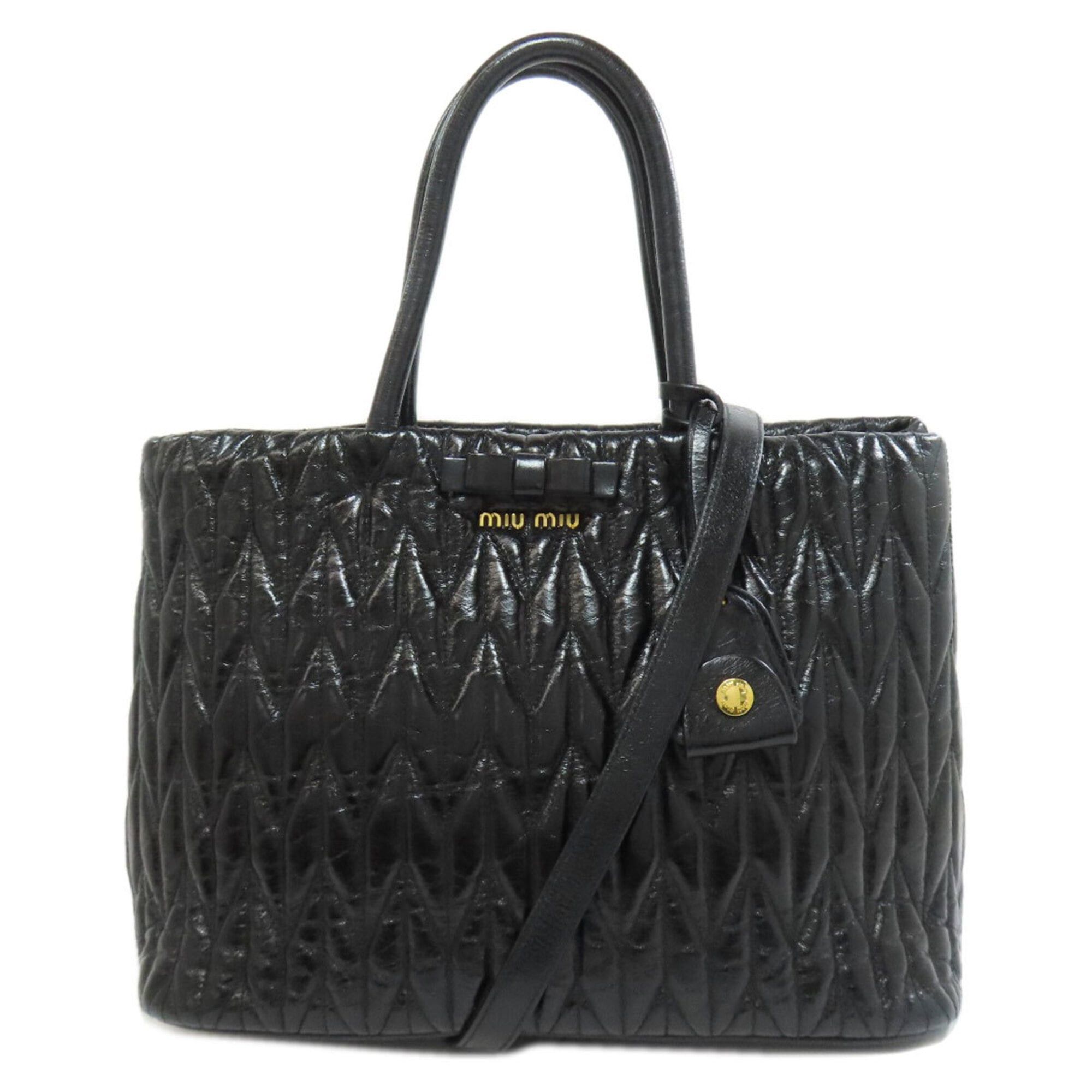 Miu Miu Miu Miu Miu Ribbon Handbag Calfskin Women's MIUMIU Size ONE SIZE - 1 Thumbnail