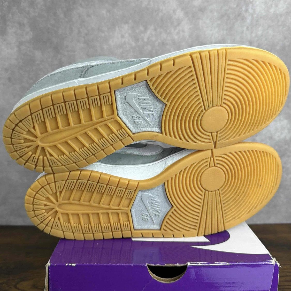 Nike Nike SB Dunk Low Pro Orange Label Wolf Grey Gum DV5464-001 Size US 11.5 / EU 44-45 - 7 Thumbnail