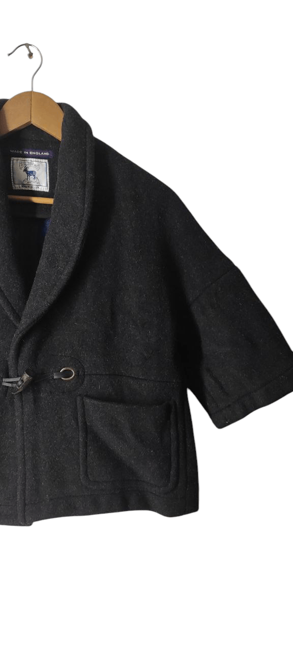 Designer HILLTOP BRAND MADE IN ENGLAND WOOL CASHMERE JACKET Size M / US 6-8 / IT 42-44 - 8 Thumbnail