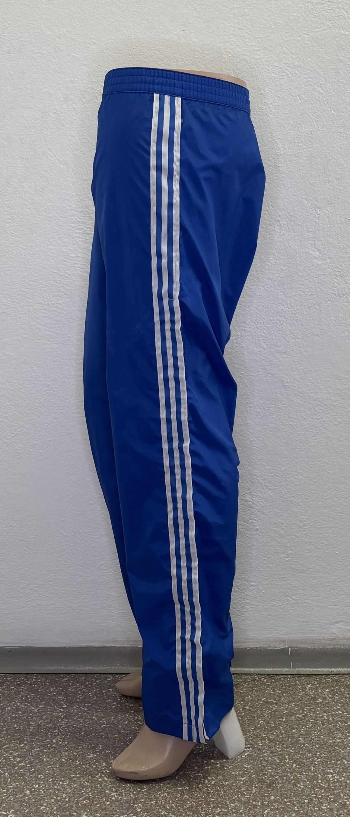 Adidas × Vintage Adidas Originals Zip Vintage 80s blue Pants Size XS Size US 29 - 4 Thumbnail