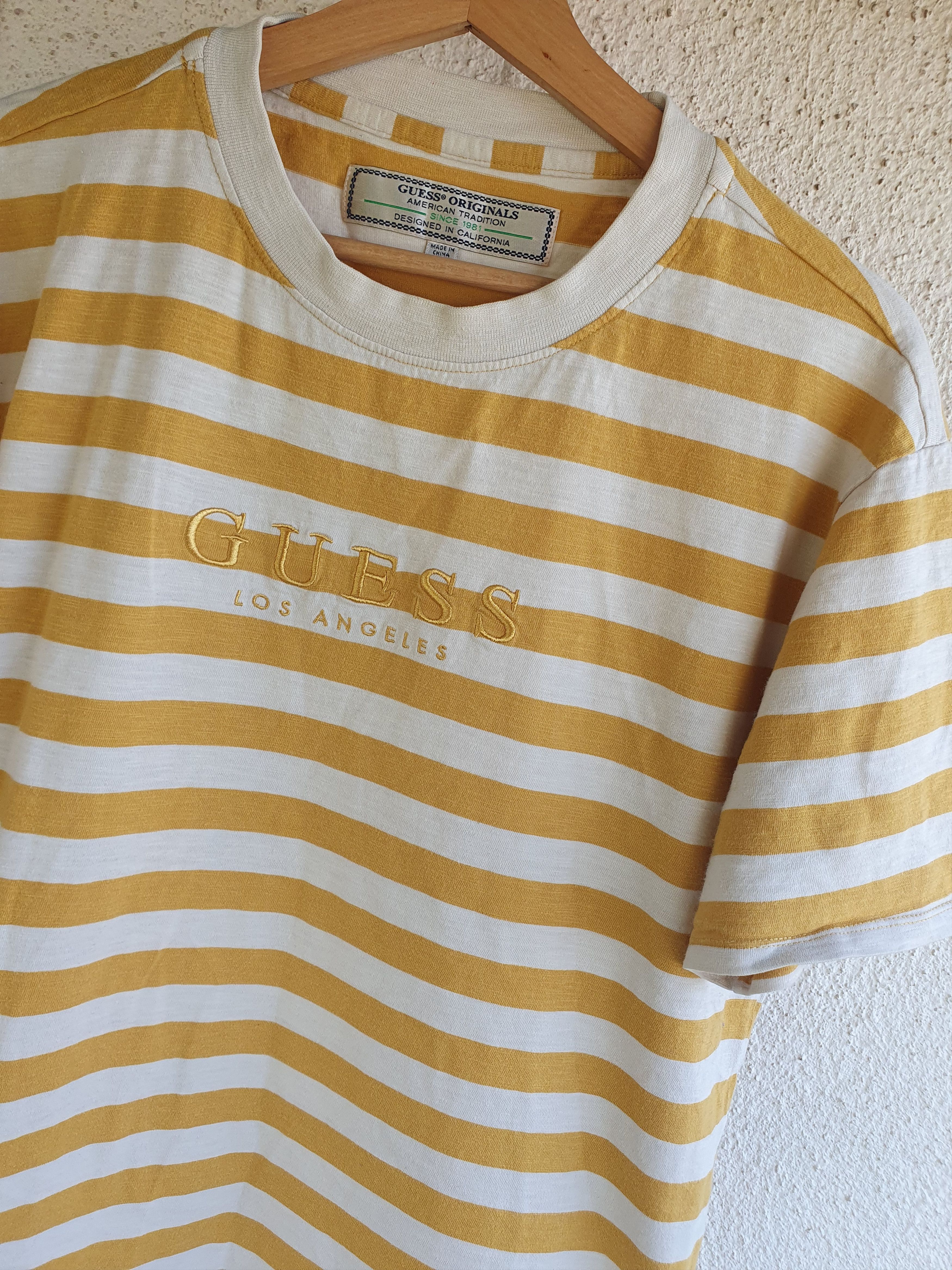 Guess Guess Jeans Los Angeles Yellow Stripes Embroidered logo M/L Size US L / EU 52-54 / 3 - 7 Thumbnail