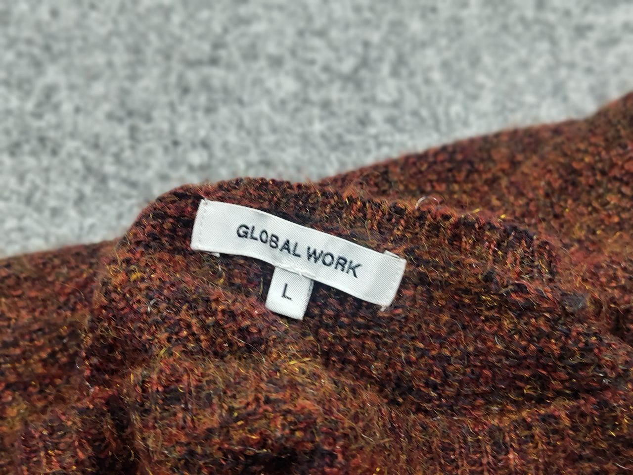 Global Work Japan Design Light Brown Wool blend Sweater