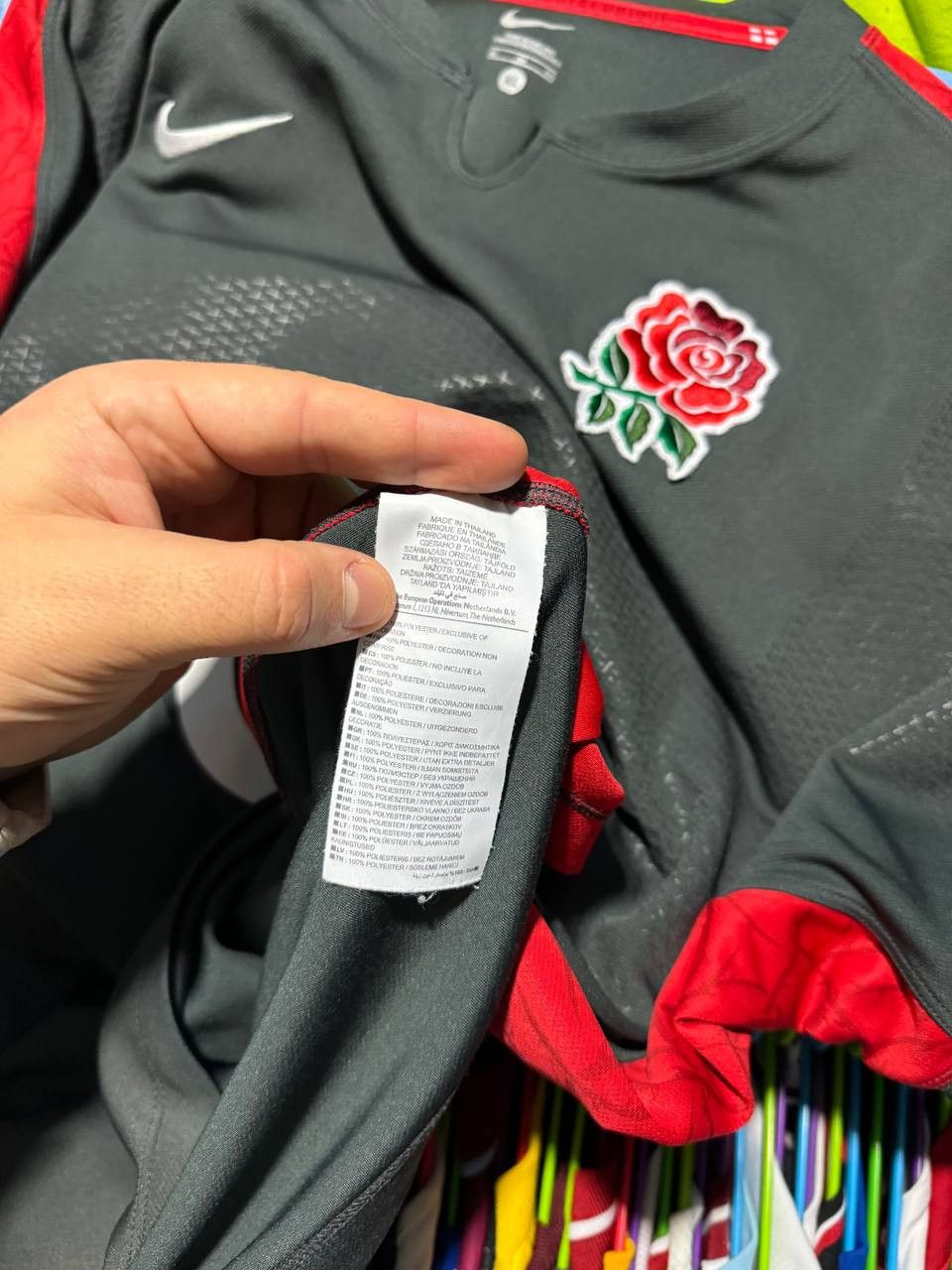 Nike Vintage England Rugby Union Nike O2 Jersey XL Size US XL / EU 56 / 4 - 15 Thumbnail