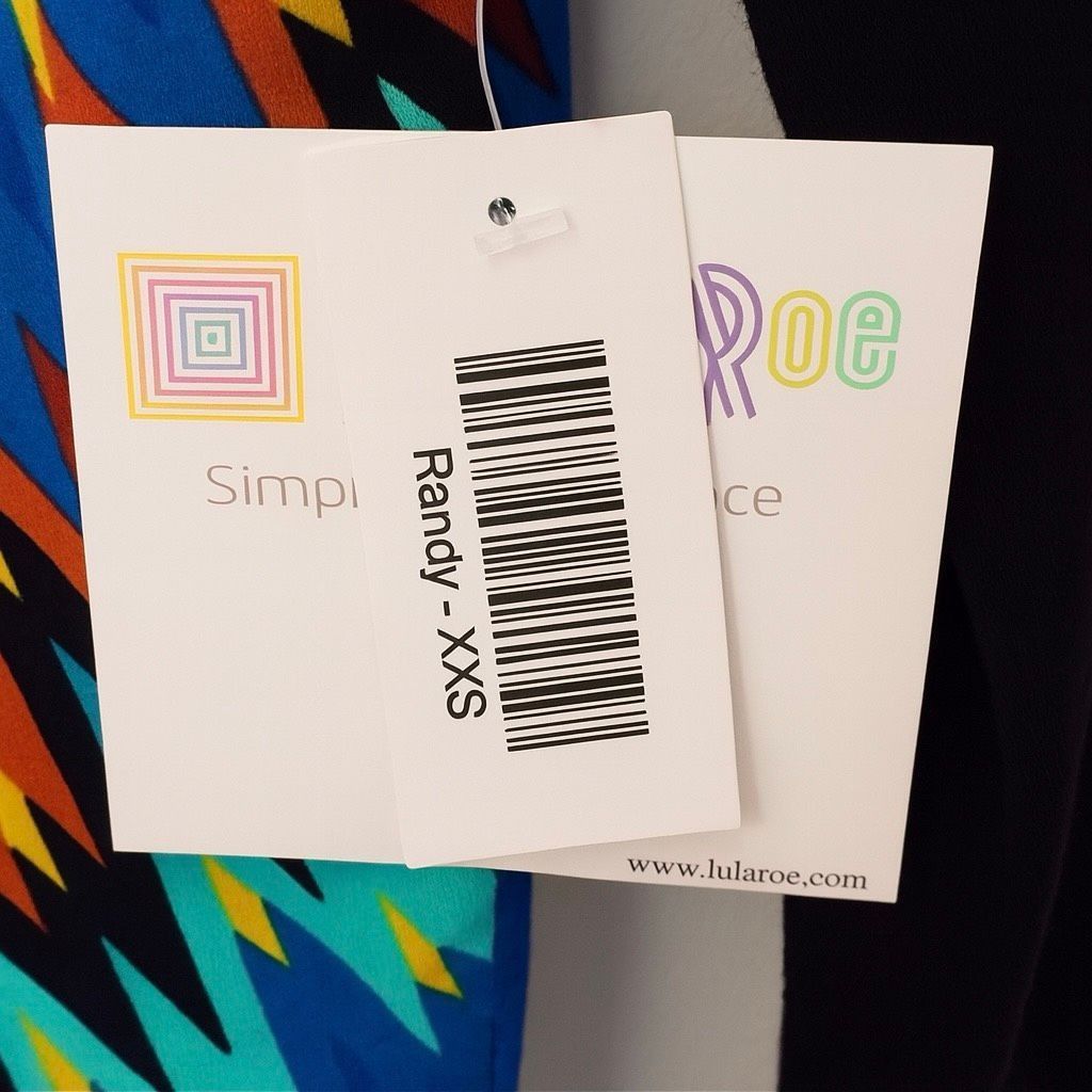 Other LuLaRoe Randy XXS Raglan Baseball Tee Multicolor Zig Zag NWT Size XXS / US 00 / IT 34 - 5 Thumbnail