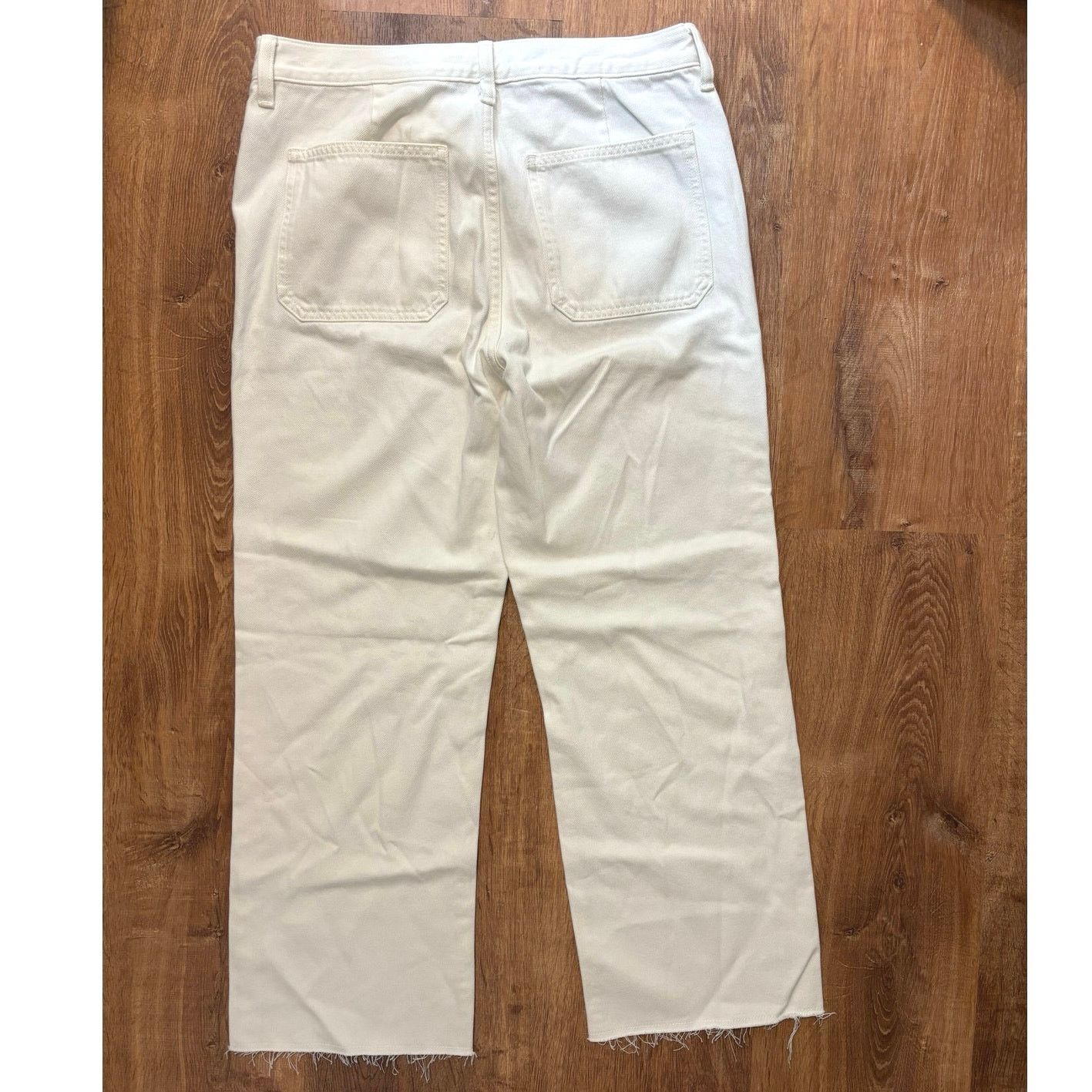 J.Crew NWT J.Crew Sailor Mid Rise Relaxed Demi Boot Jean White 28 Size 28" / US 6 / IT 42 - 8 Thumbnail