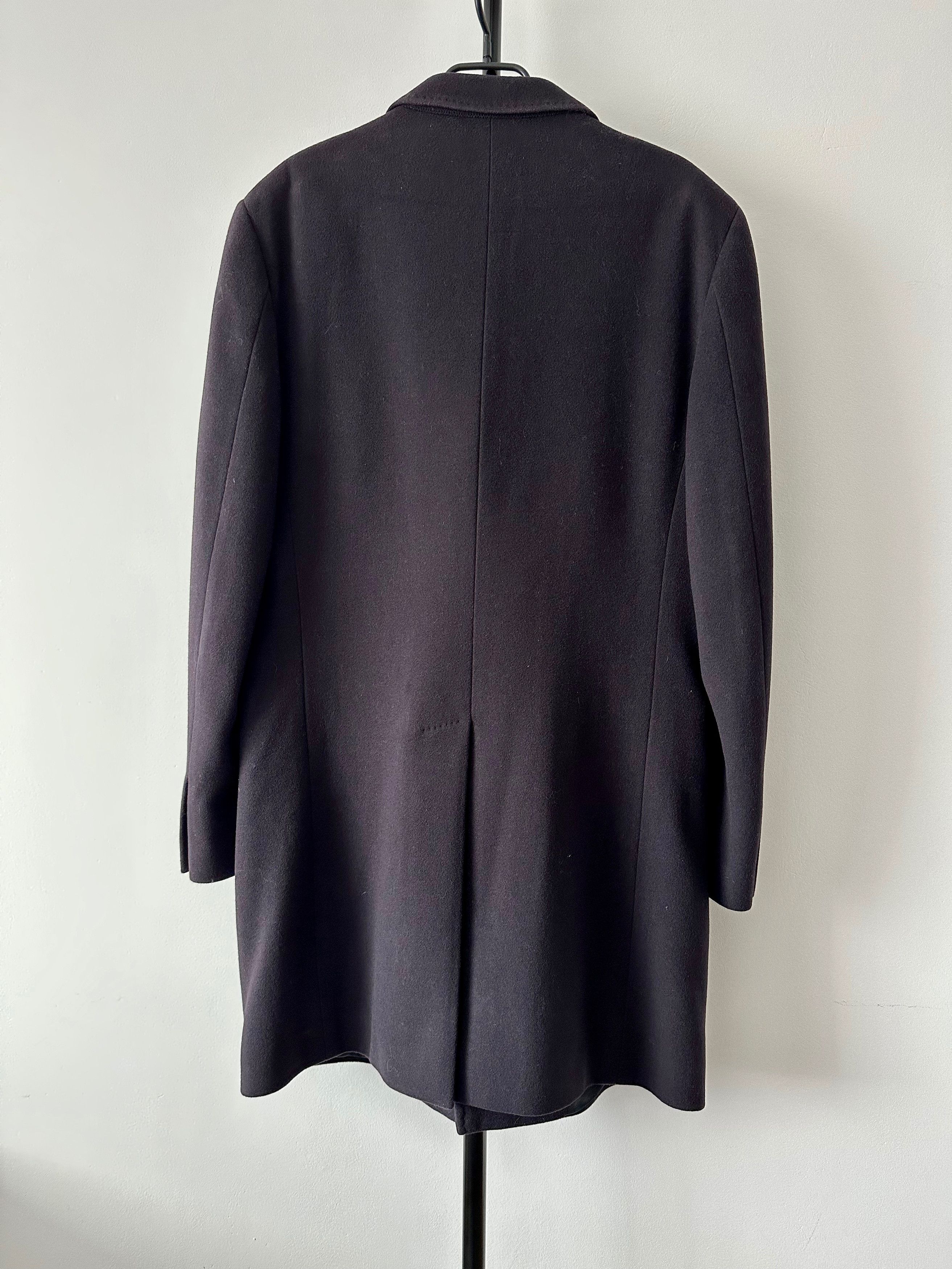 Versace VERSACE collection wool cashmere single breasted coat Size US L / EU 52-54 / 3 - 6 Thumbnail