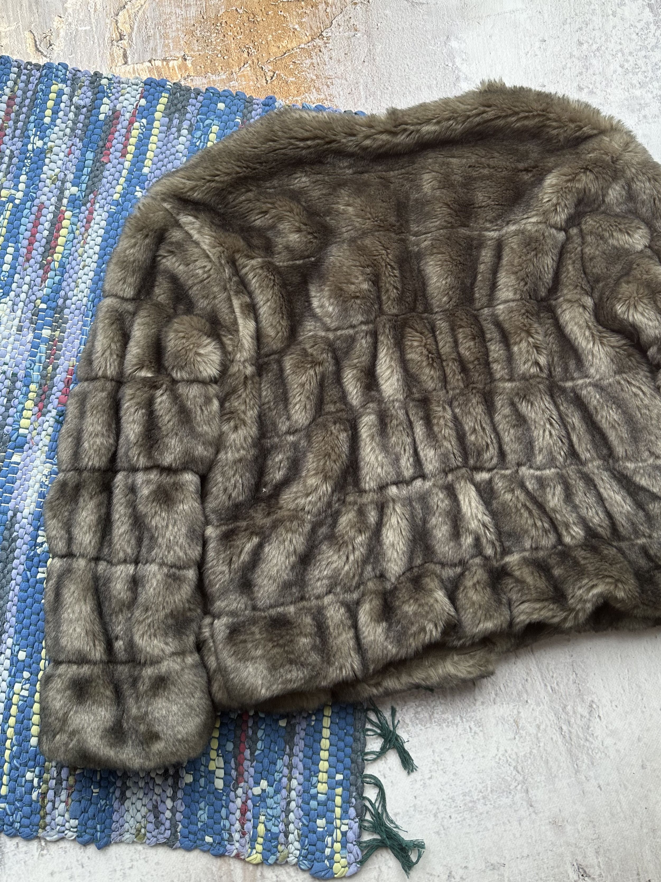 Japanese Brand Vintage Faux Fur Coat A583D15(435) Size M / US 6-8 / IT 42-44 - 6 Thumbnail