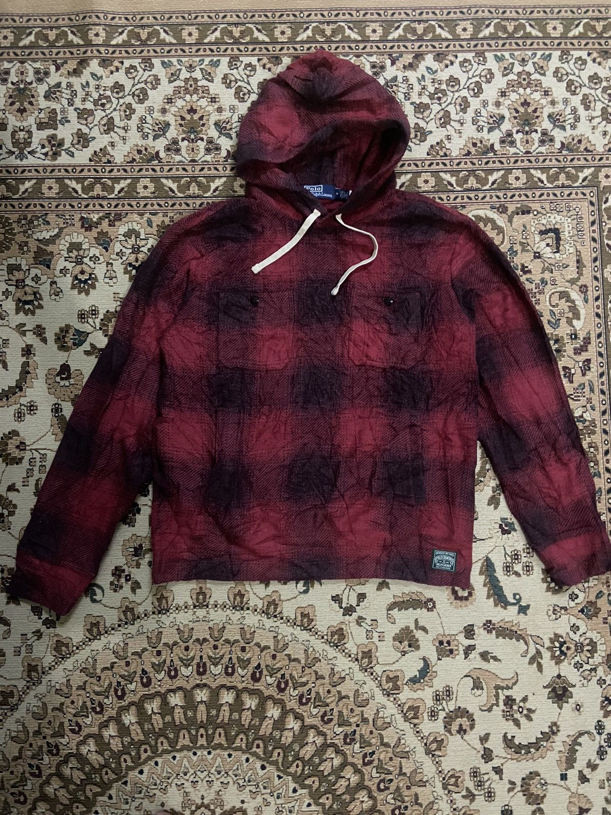 Polo Ralph Lauren Vintage Polo Ralph Lauren Polo Country Buffalo Plaid Hoodie Size US M / EU 48-50 / 2 - 1 Thumbnail