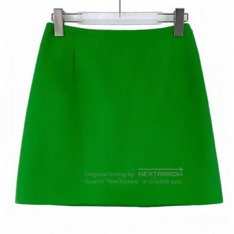Dior Dior Green wool casual skirt Size 24" / US 00 / IT 34 - 2 Thumbnail