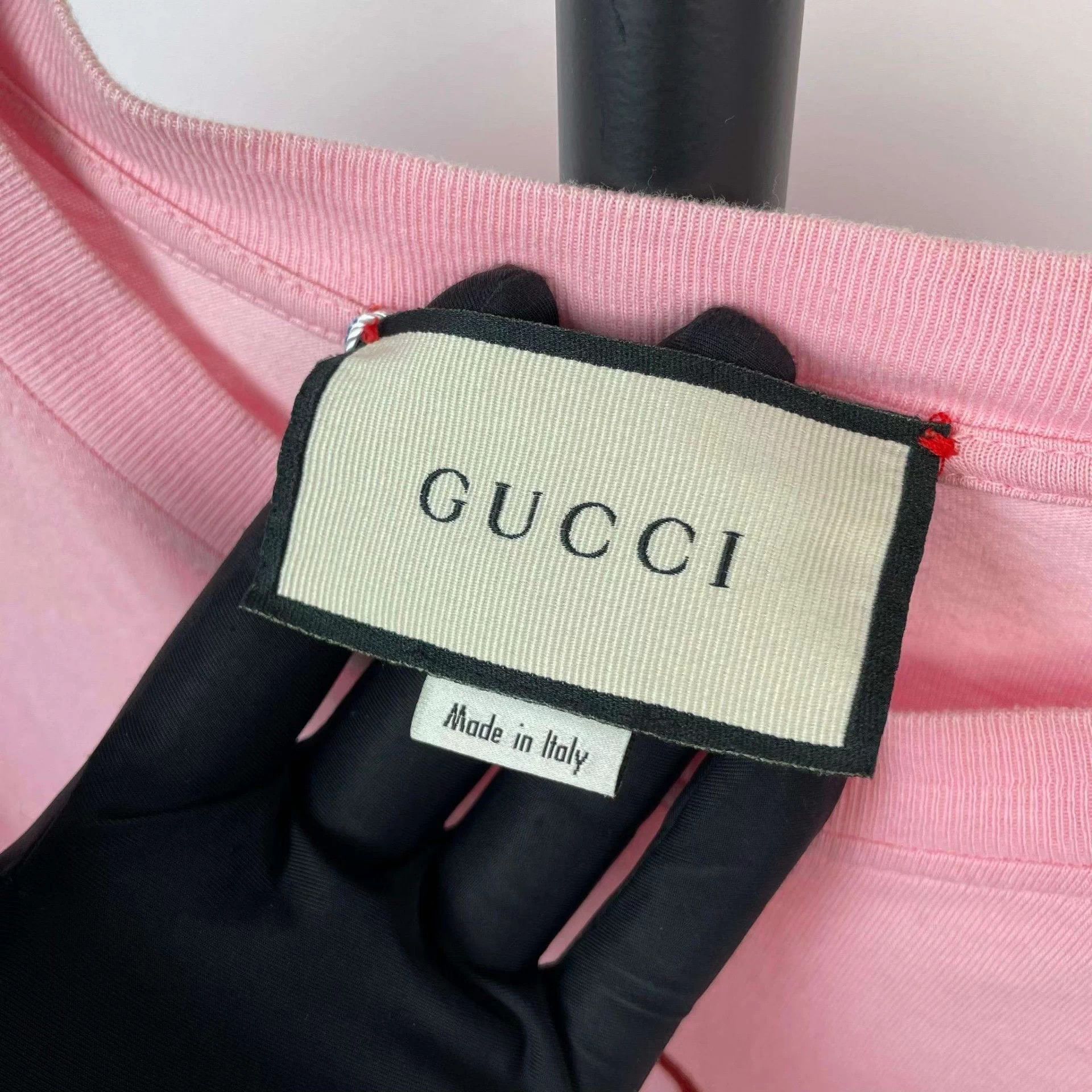 Gucci Gucci Pink Short-Sleeve Tee Size S / US 4 / IT 40 - 4 Thumbnail