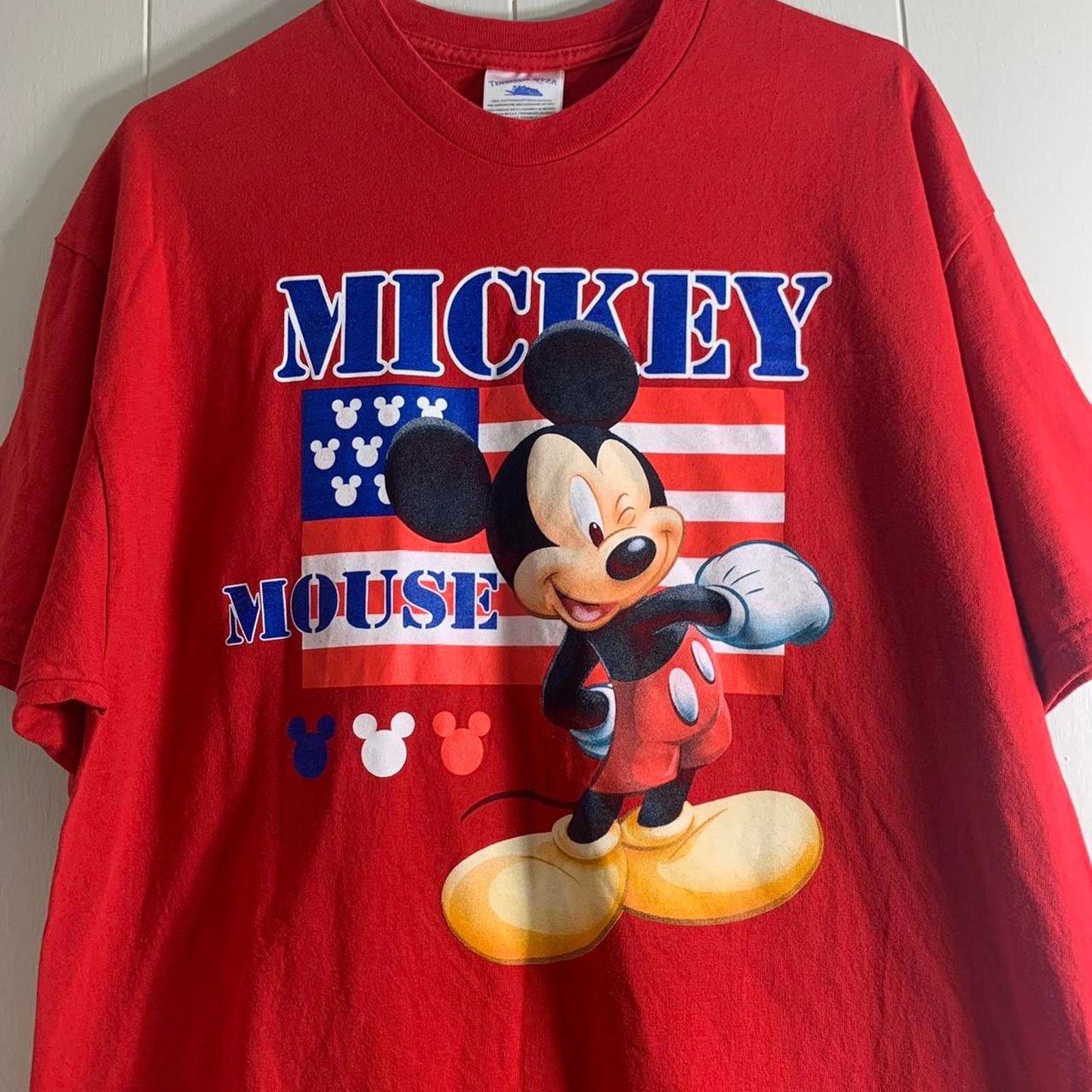 Disney vintage Y2K 2000s MICKEY MOUSE 4TH OF JULY graphic tee shirt Size US L / EU 52-54 / 3 - 3 Thumbnail