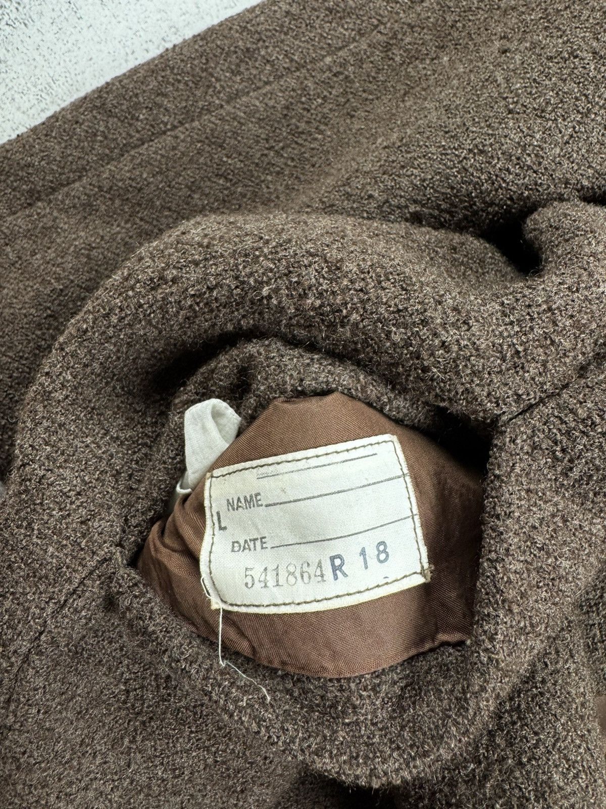 Aquascutum Aquascutum 90s Vintage UK 18 Tweed Brown England Wool Button Trench Trench Coat Size XL / US 12-14 / IT 48-50 - 11 Thumbnail