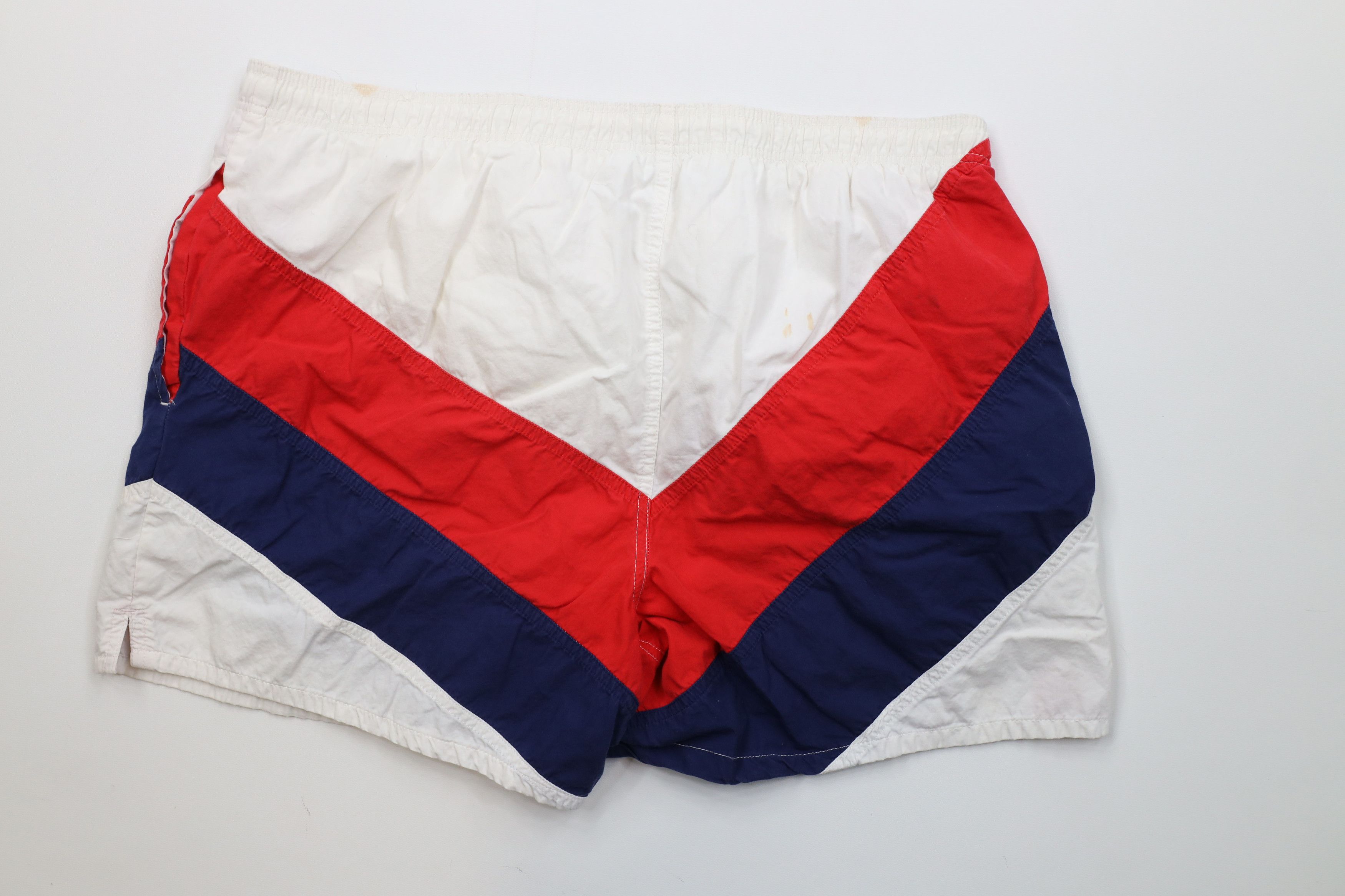 Pierre Cardin Vintage 80s 90s Pierre Cardin Block Lined Shorts Swim Trunk Size US 34 / EU 50 - 11 Thumbnail