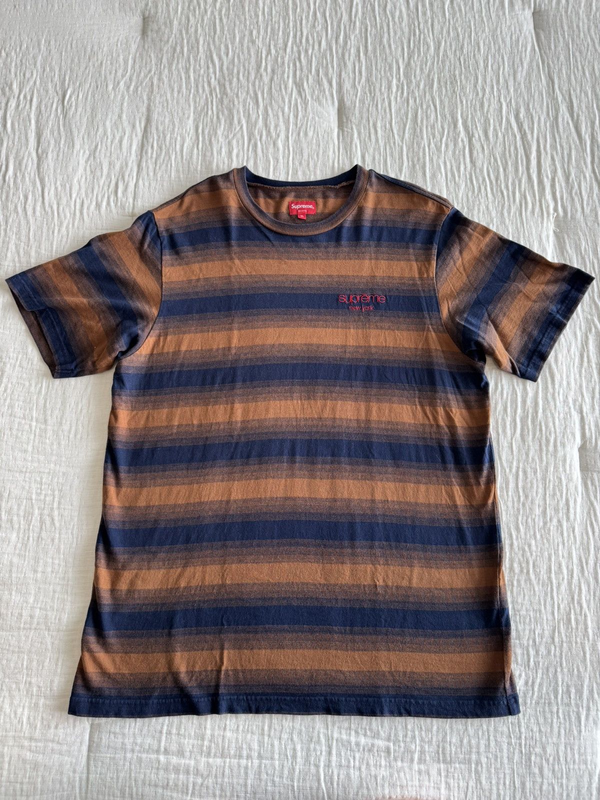 Supreme Gradient Striped S/S Top Size US XL / EU 56 / 4 - 1 Thumbnail