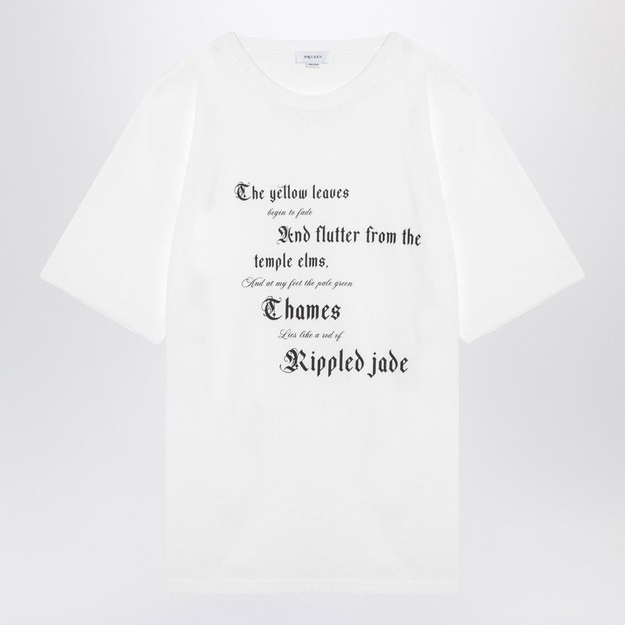 o1d2blof0126 Cotton T-Shirt in White