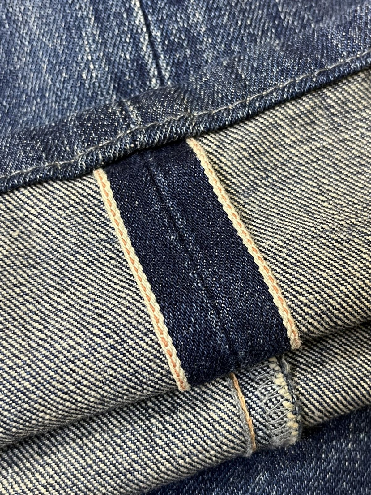 Japanese Brand SICK Y2K JAPANESE CULTURE NITRAID LOOSE FIT SELVEDGE JEANS Size US 37 - 19 Thumbnail