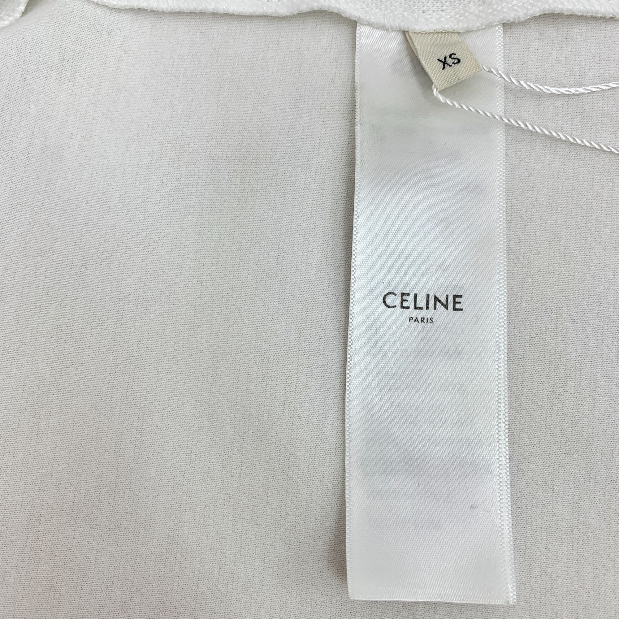 Celine Celine 2023 White Arc De Triomphe Embroidered Cotton Lapel S Size XS / US 0-2 / IT 36-38 - 3 Thumbnail