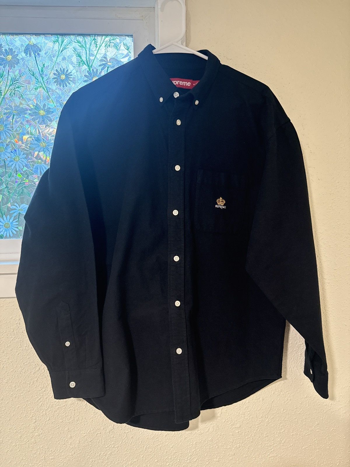 Supreme Loose Fit Flannel Oxford Shirt