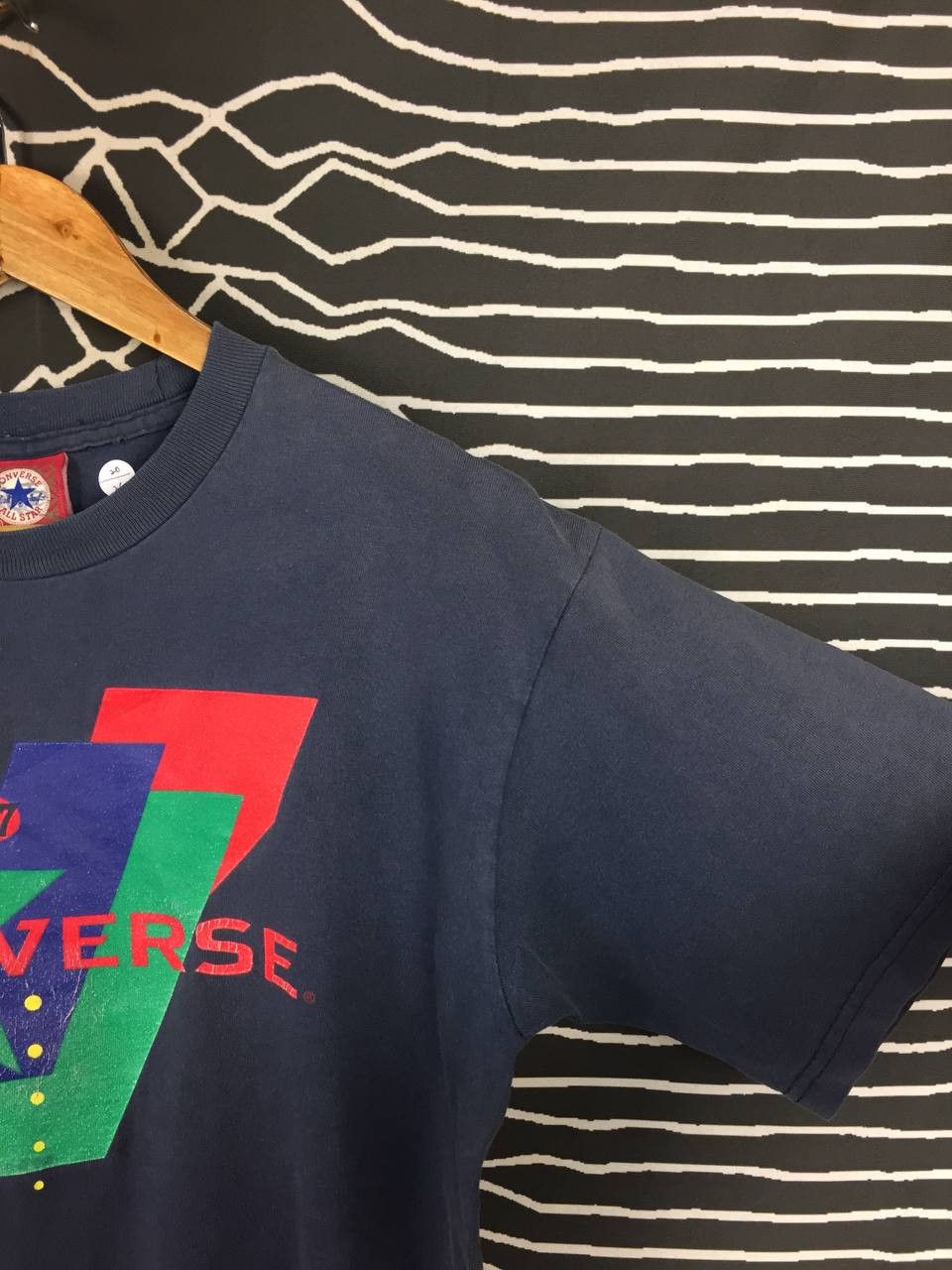 Converse Vtg 90s Converse All Star Retro Logo Made In Usa Tee Size M Size US M / EU 48-50 / 2 - 5 Thumbnail