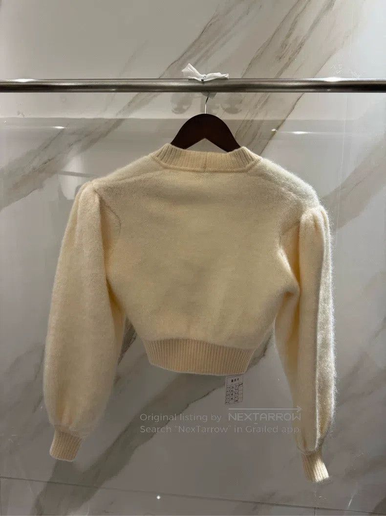 Fendi Fendi White mohair cardigan Size XXS / US 00 / IT 34 - 2 Thumbnail
