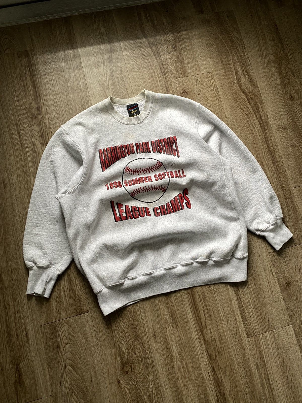 Vintage Vintage 90s Softball Summer Team Crewneck Sweatshirt Size US XL / EU 56 / 4 - 2 Thumbnail